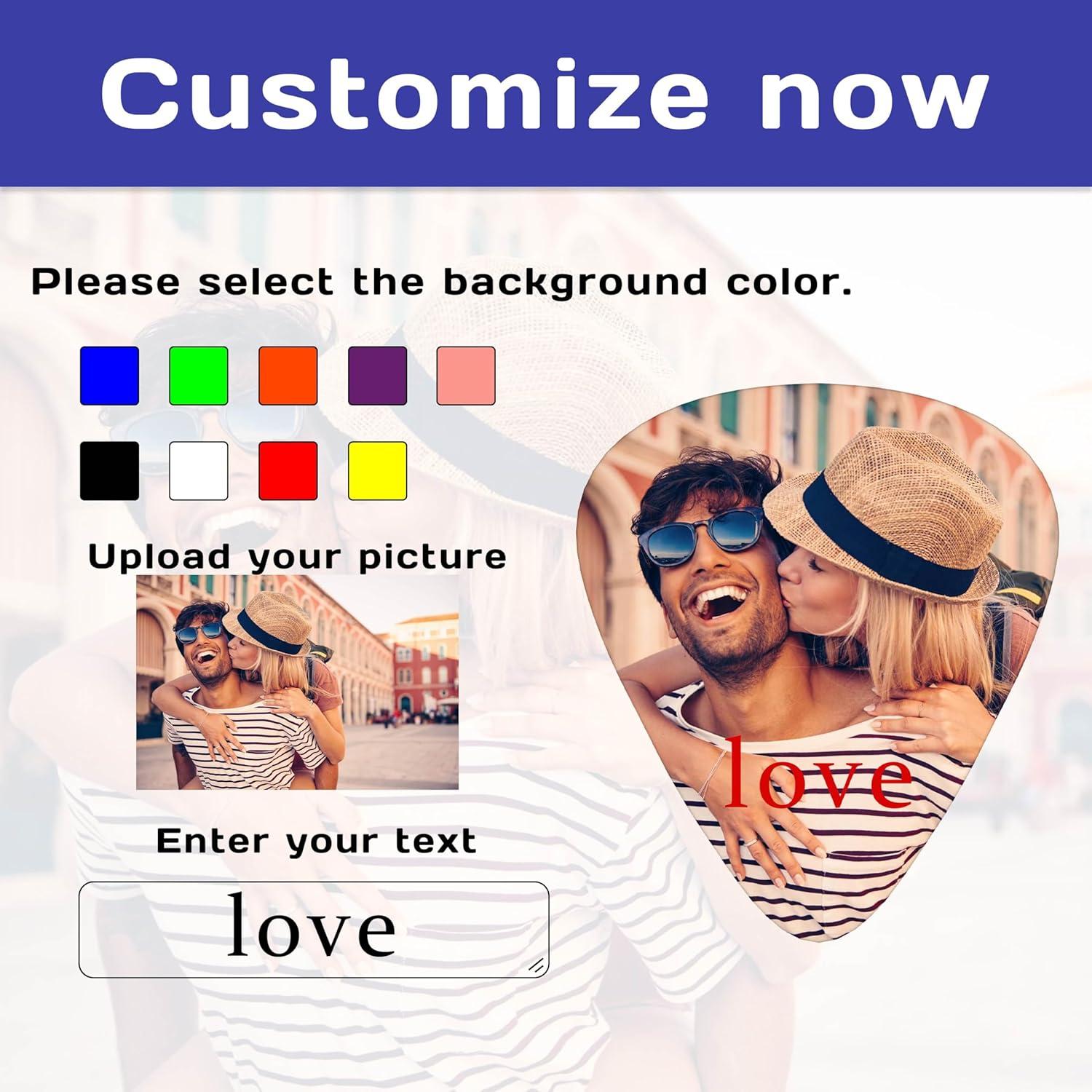 Paquete de 12 Púas de Guitarra Personalizadas CGP111 ABS