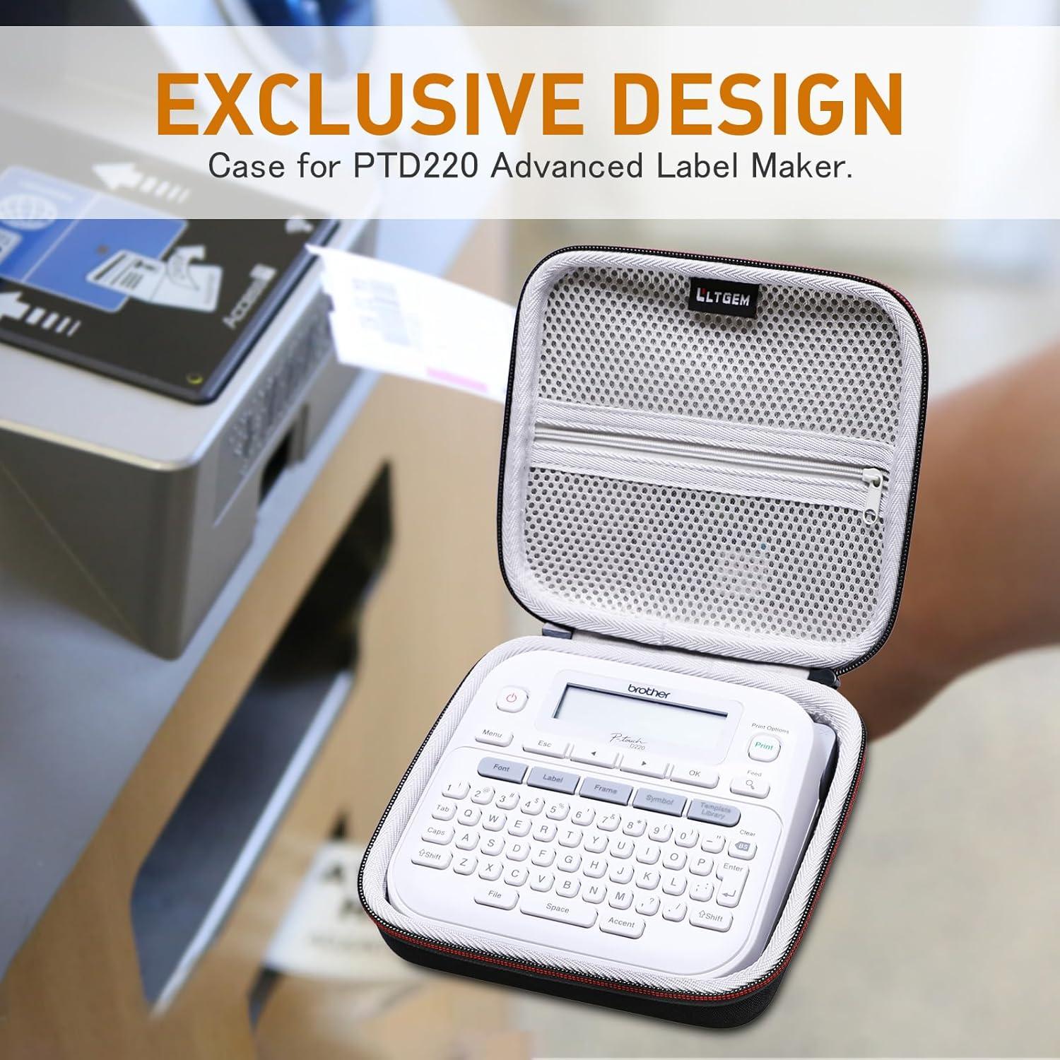 Funda LTGEM para Etiquetadora Brother P-Touch PTD220/210/200