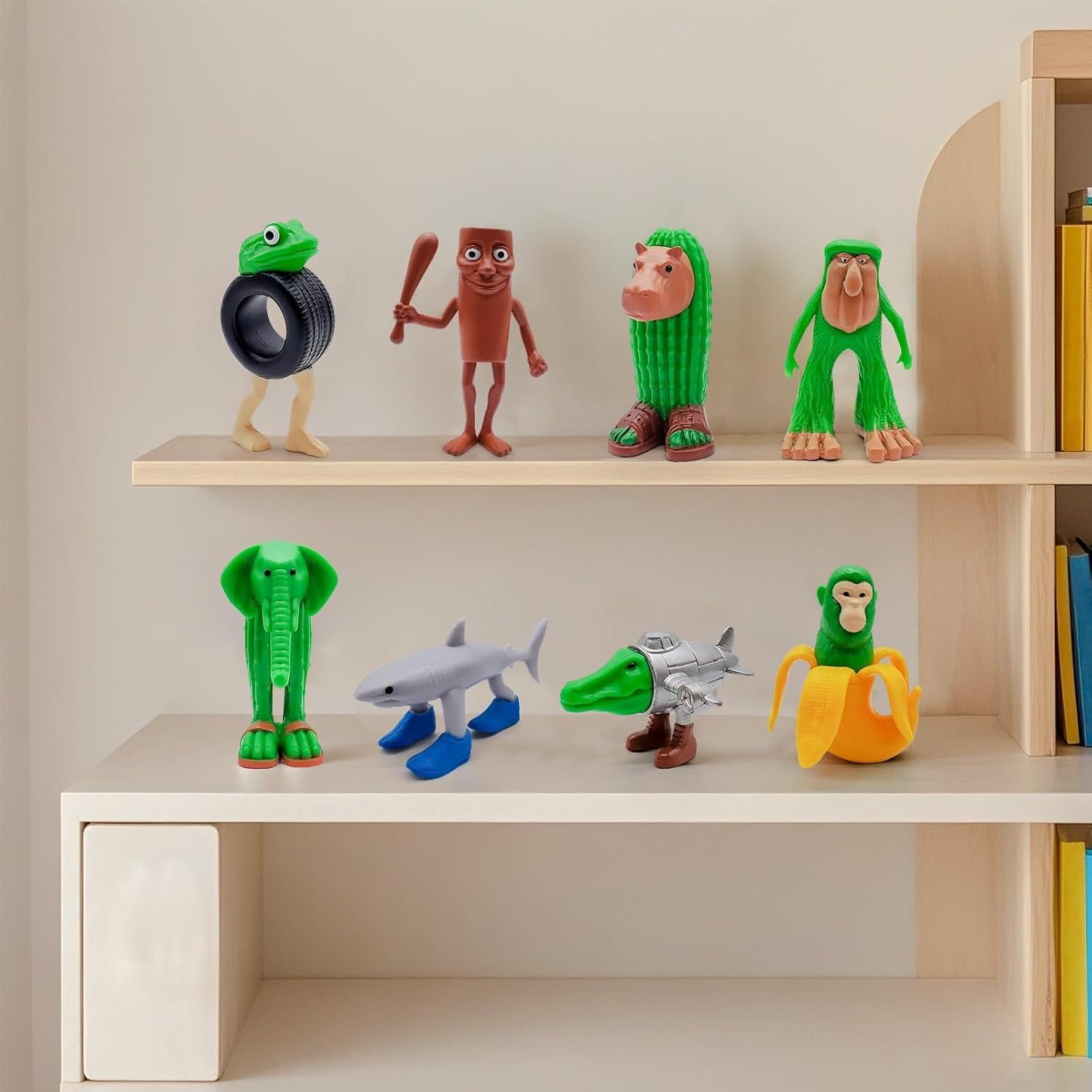 Conjunto de Figuras de Acción Italian Brainrot - 8PCS