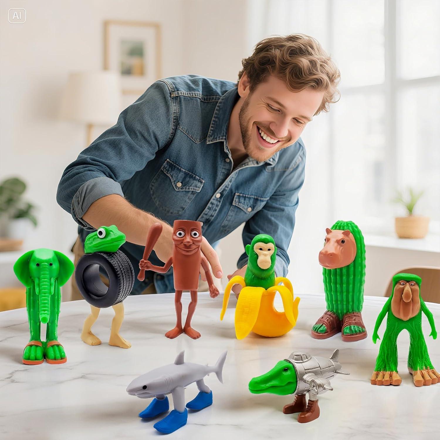 Conjunto de Figuras de Acción Italian Brainrot - 8PCS