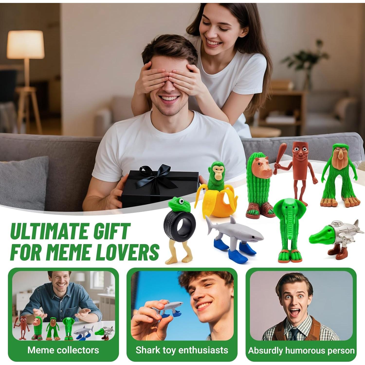 Conjunto de Figuras de Acción Italian Brainrot - 8PCS