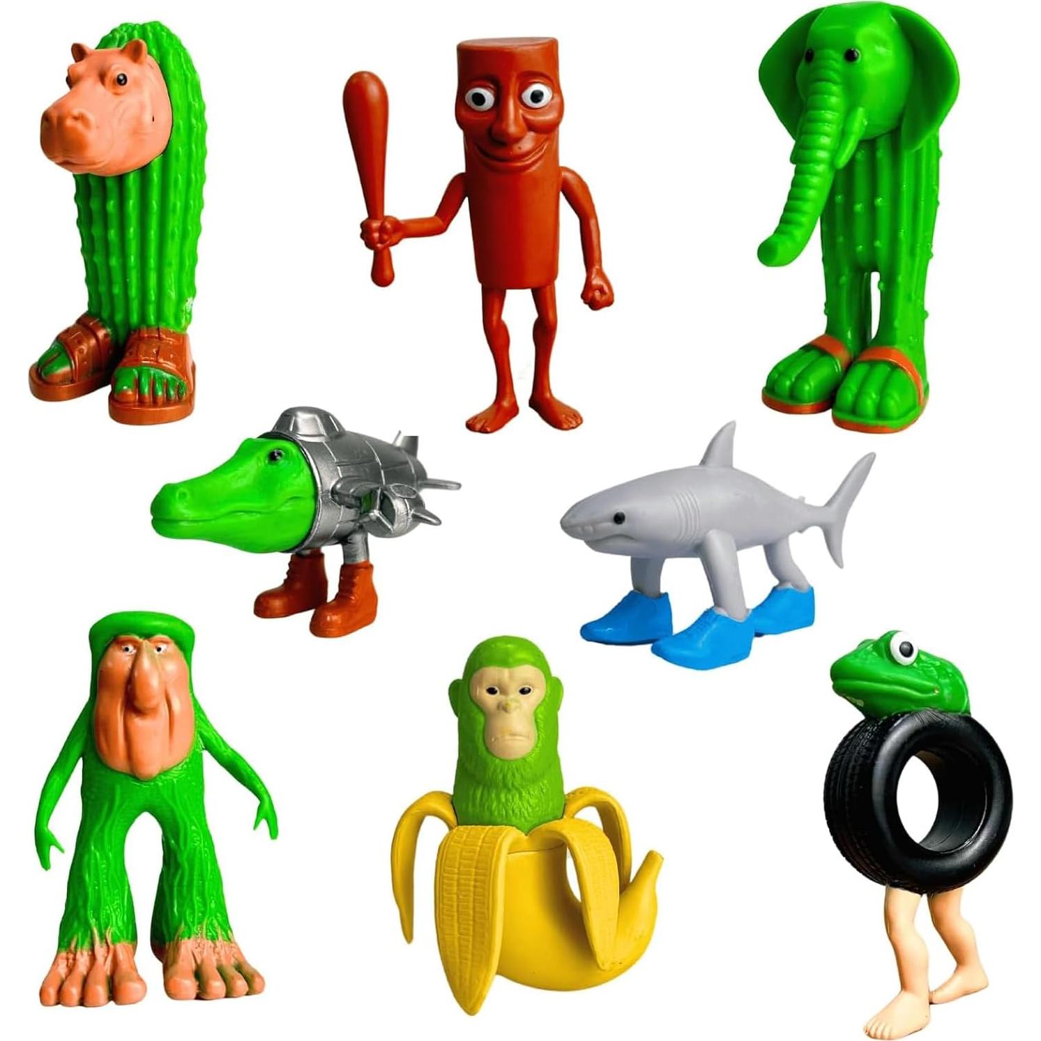 Conjunto de Figuras de Acción Italian Brainrot - 8PCS