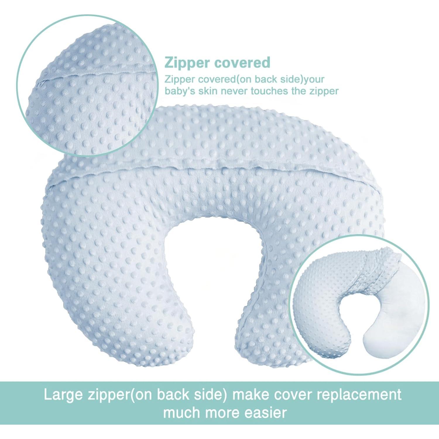 Funda de Almohada de Lactancia Owlowla Azul Bebé 100% Poliester