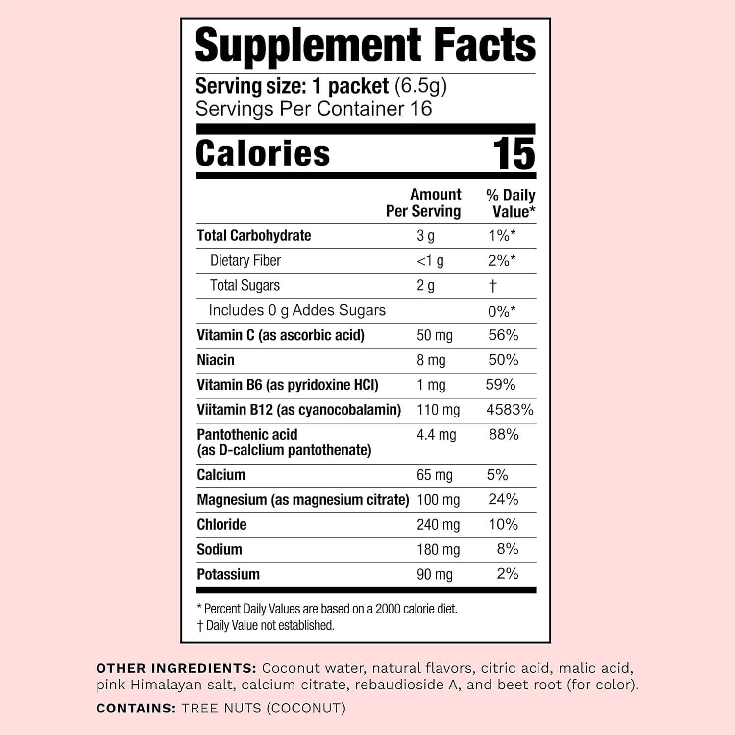 Mejor Sabe Mamá Bebida Electrolítica para Embarazo 16 Paquetes
