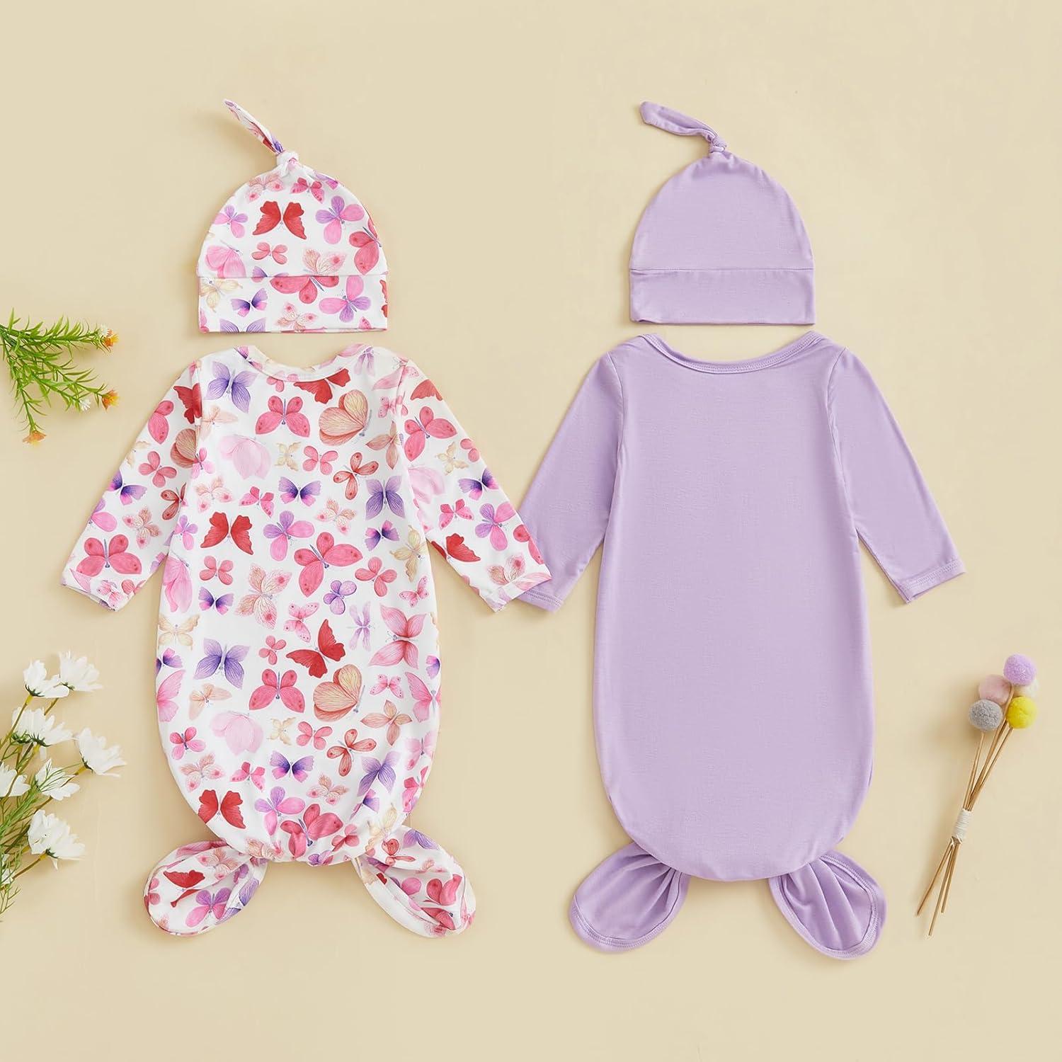 Saco de Dormir para Bebé Woshilaocai 0-3 Meses con Gorro