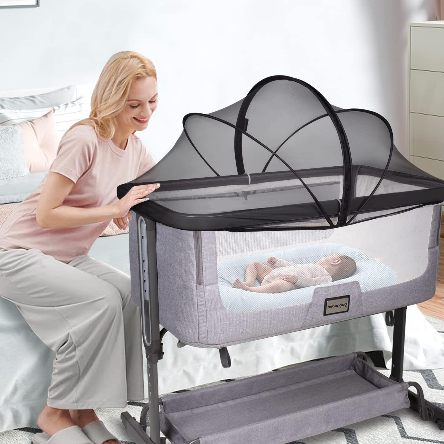 Cubierta de Cuna Beberoad Love Antimosquitos 99x56cm Negra