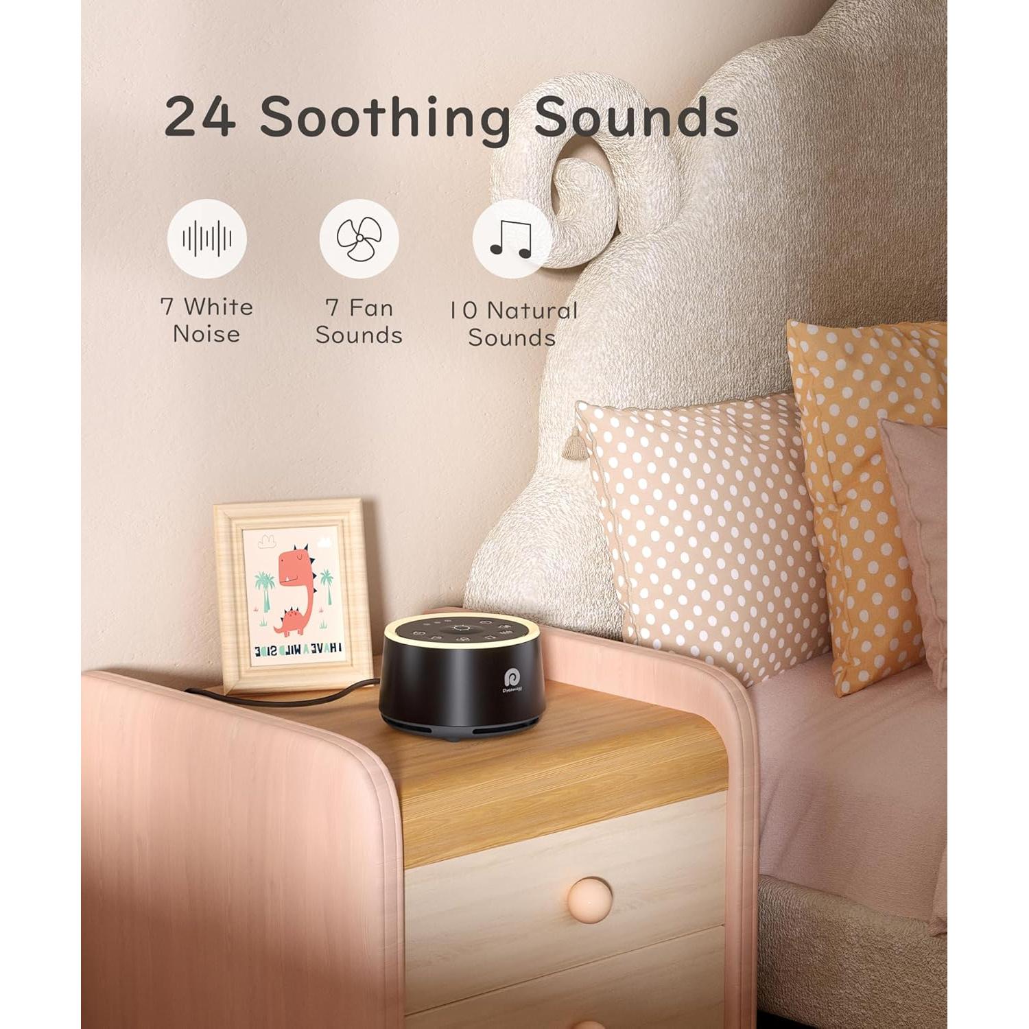 Máquina de Ruido Blanco Dreamegg D1 - 24 Sonidos Calmantes