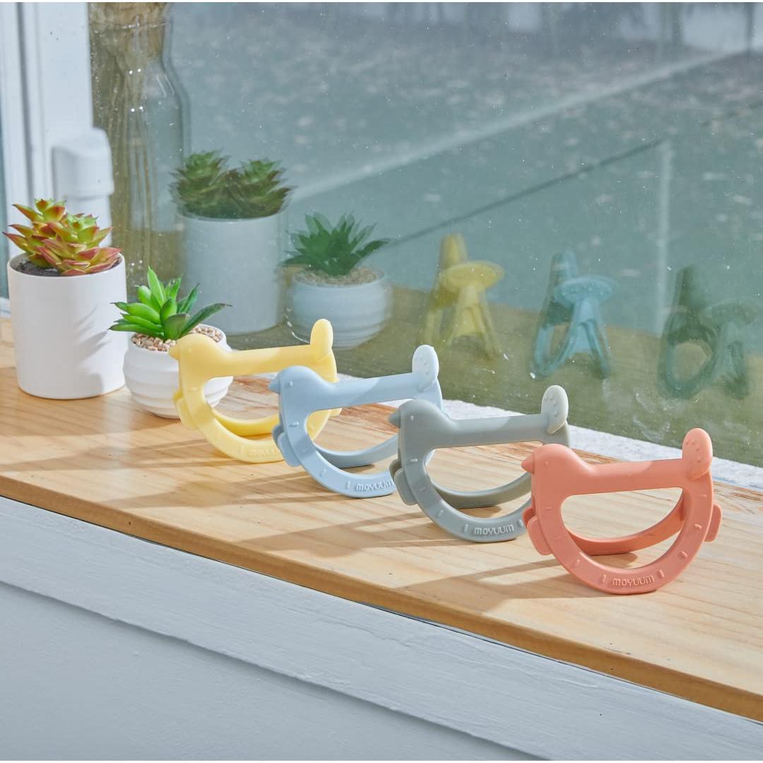 Mordedor de Silicona Moyuum Pájaro Azul para Bebés 3+ Meses