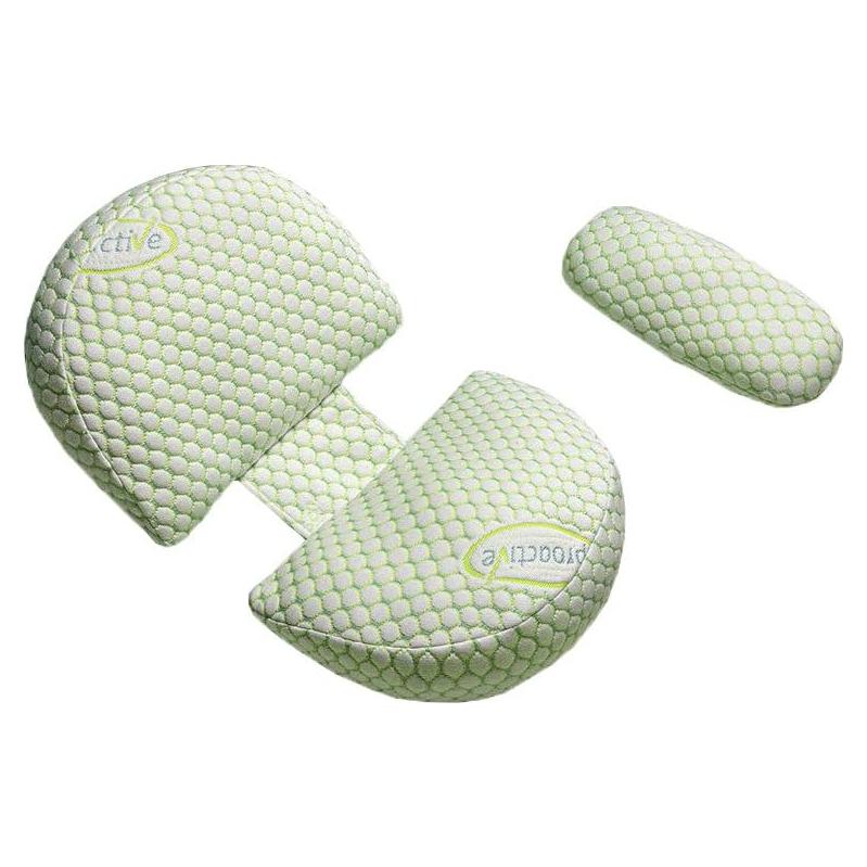 Almohada de Embarazo Lacomfy Doble Cuña Verde 53x64cm