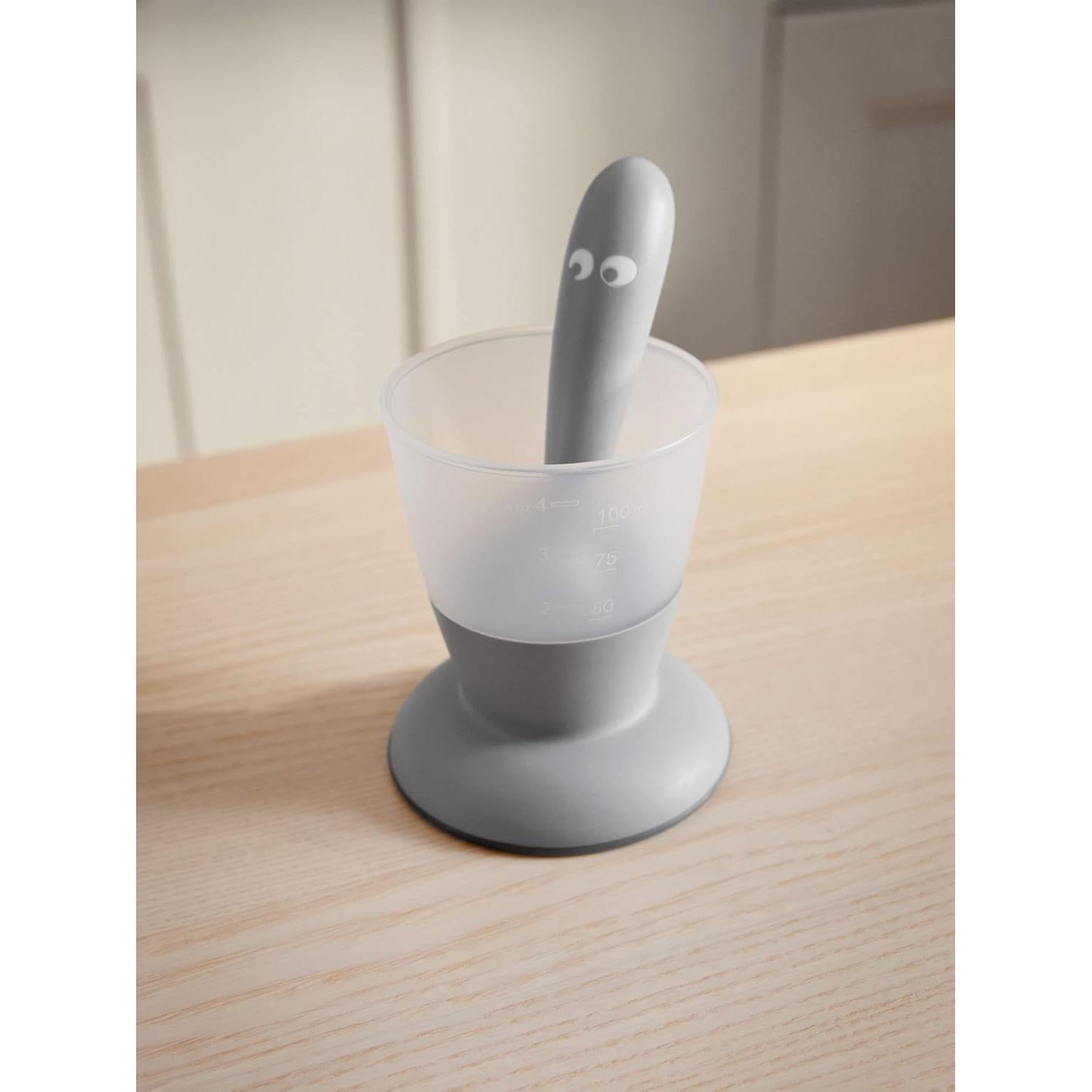 Taza para Bebé BabyBjörn 2-Pack Gris Apta para Lavavajillas