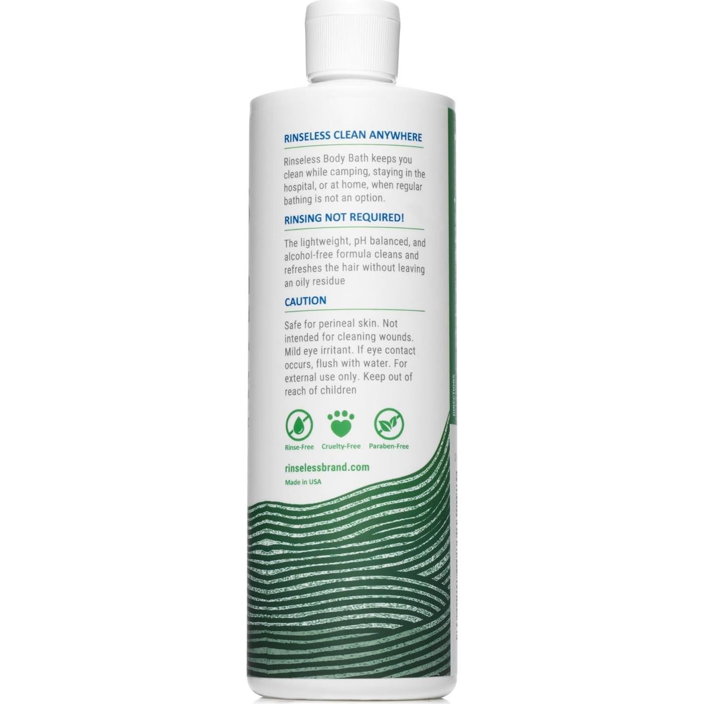 Jabón Corporal Refrescante Sin Enjuague Rinseless 473 ml