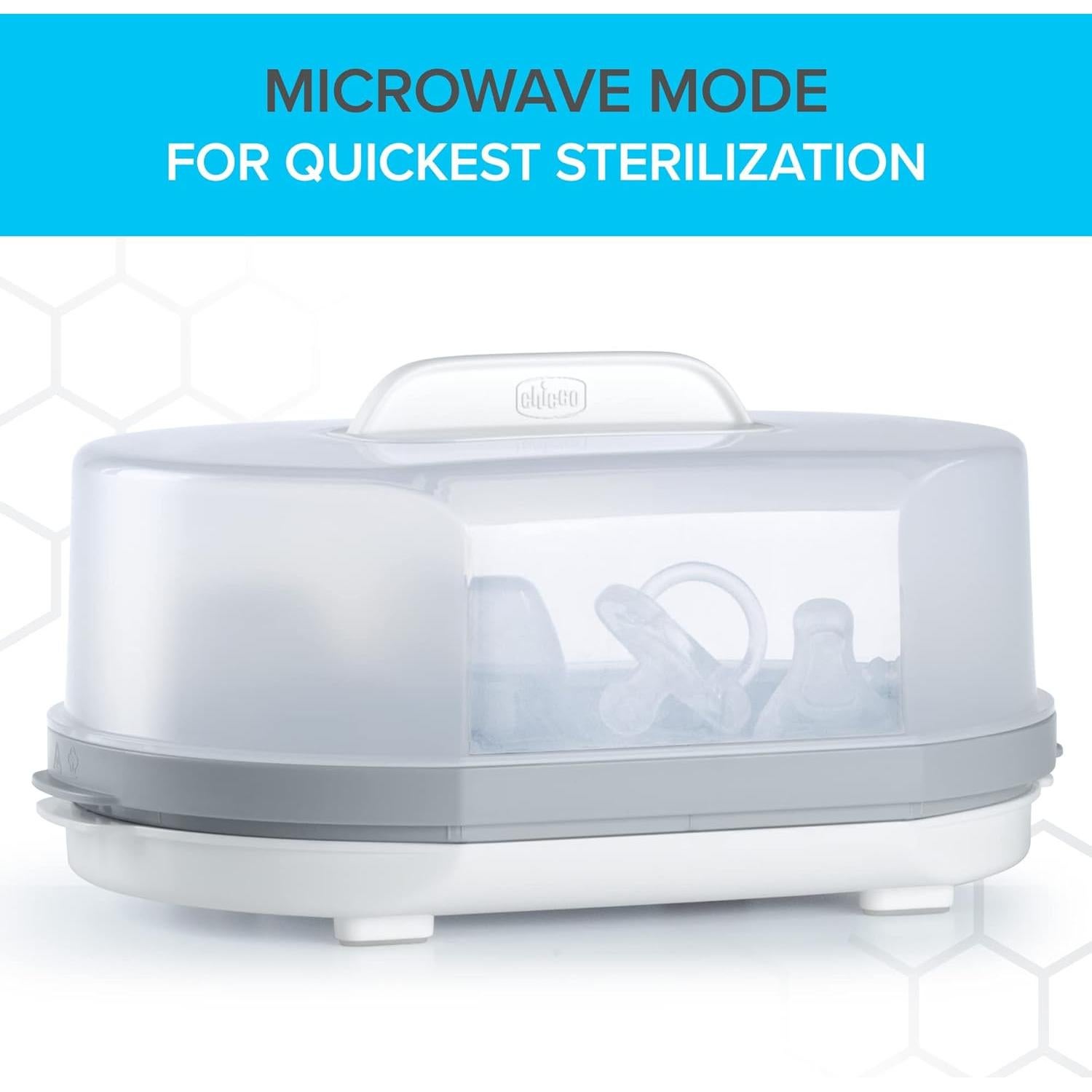 Esterilizador Eléctrico de Vapor Chicco 3 en 1 para Biberones