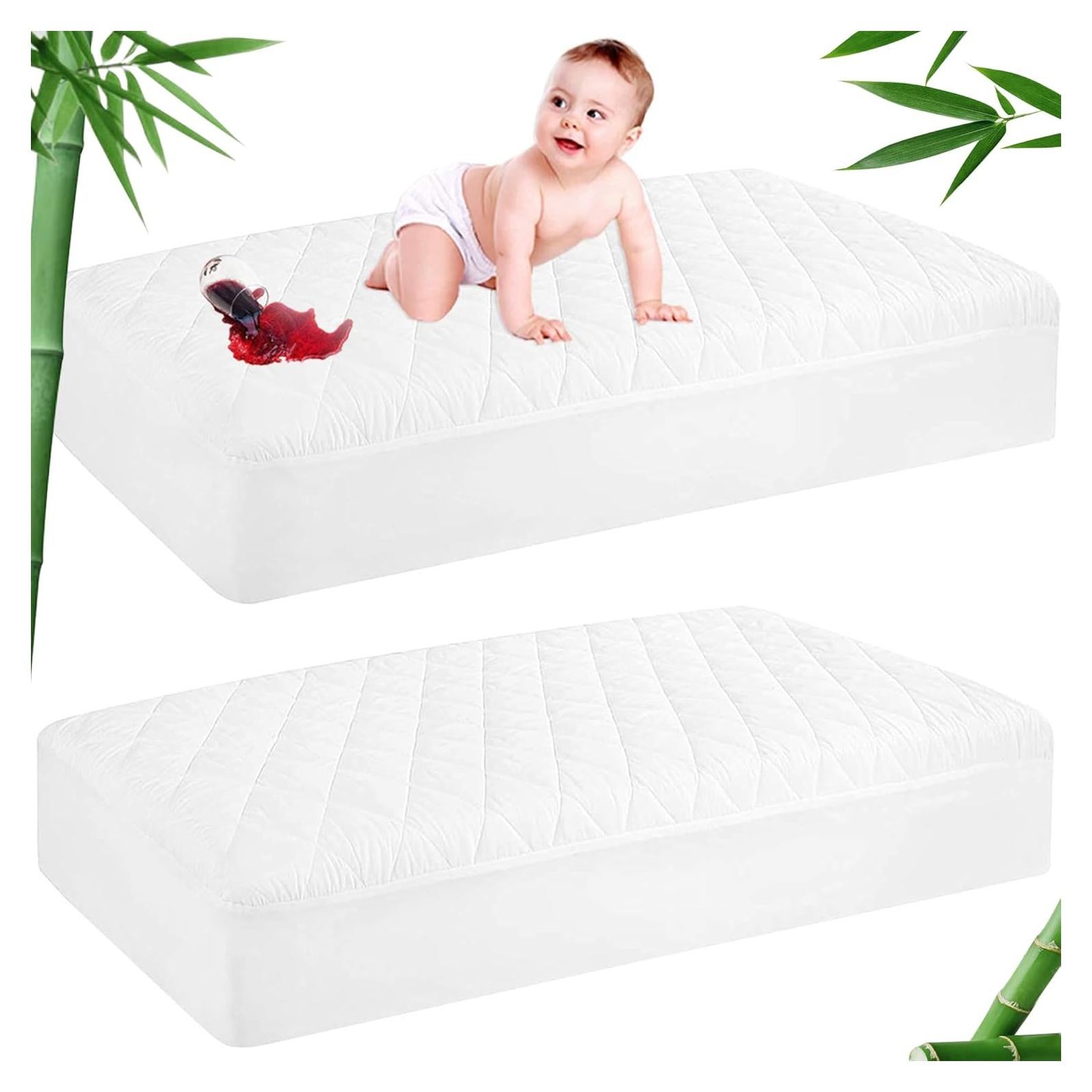 Protector de Colchón de Cuna GRT Impermeable 52x28 cm Pack 2