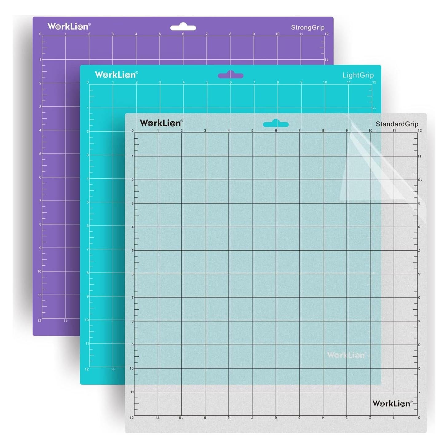 Alfombrillas de Corte WORKLION 30.5x30.5cm - 3 Piezas Variadas