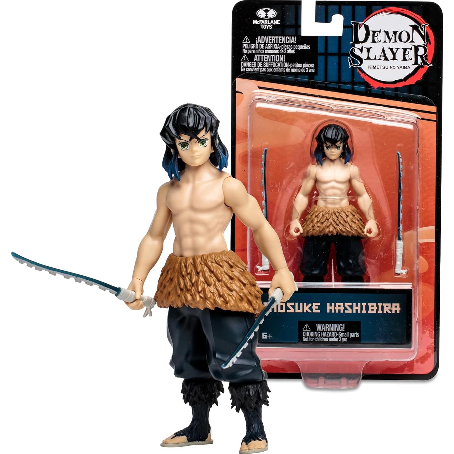 Figura de acción Inosuke Hashibira McFarlane 12.7 cm Demon Slayer