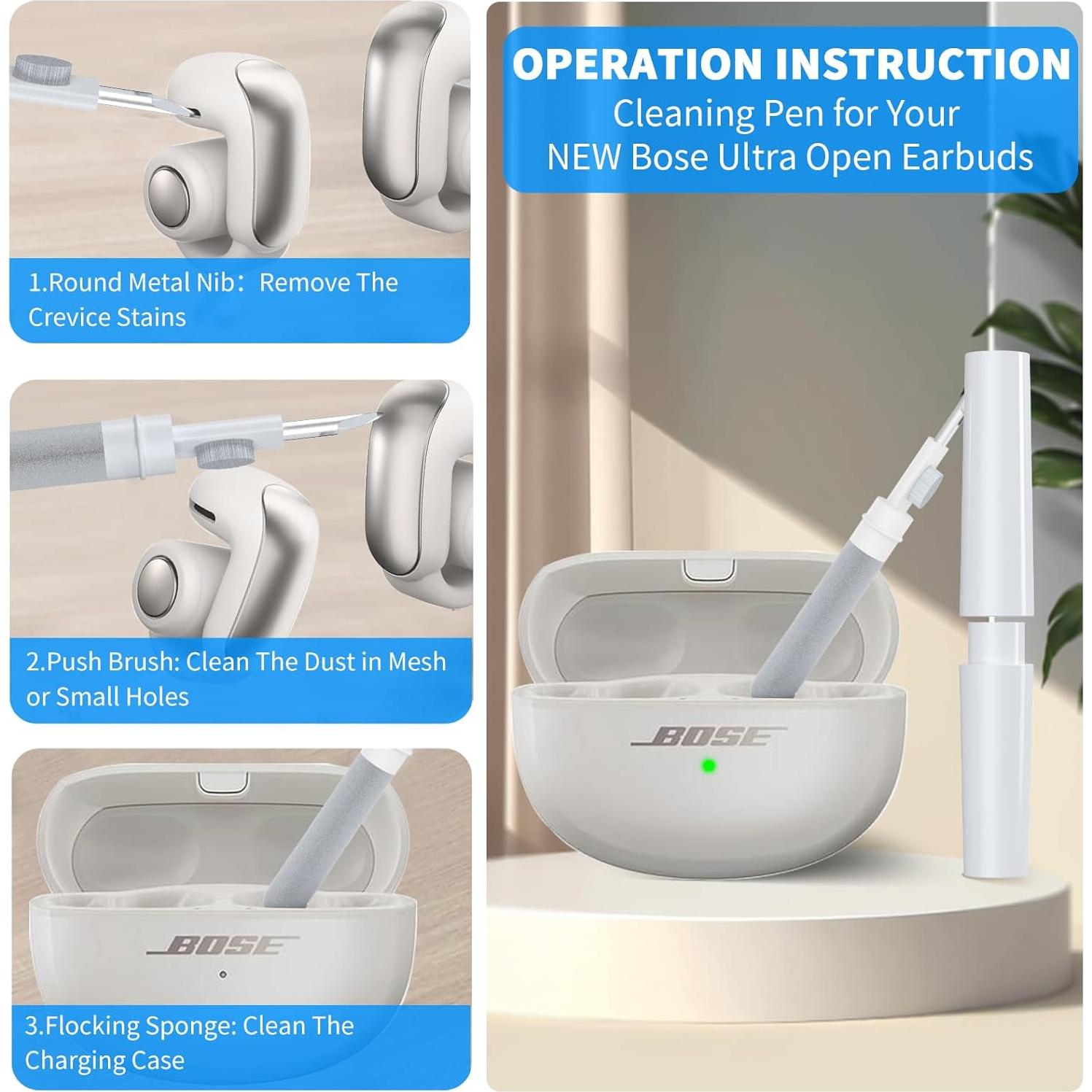 Funda Protectora TUDIOW para Auriculares Bose Ultra Open 2024