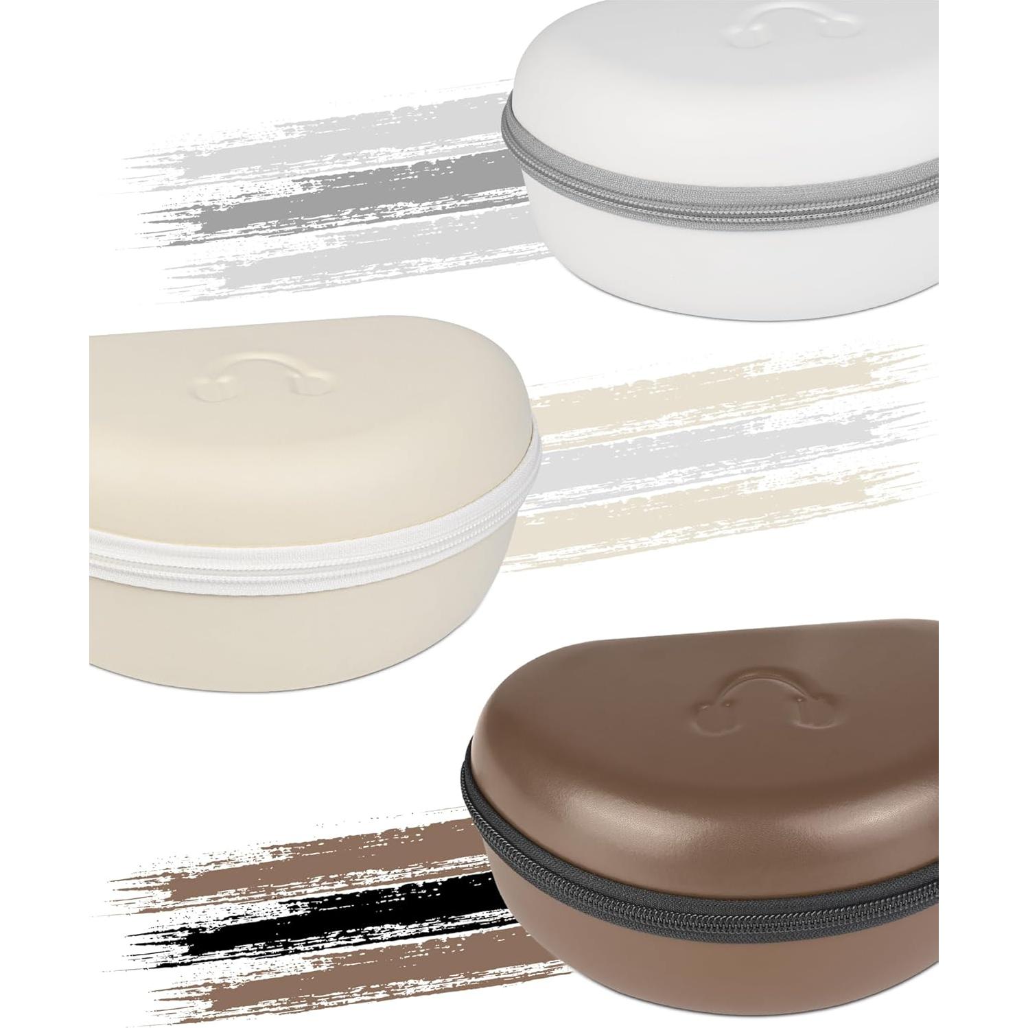 Funda Dura para Auriculares Beats - Beige, Protección y Almacenamiento