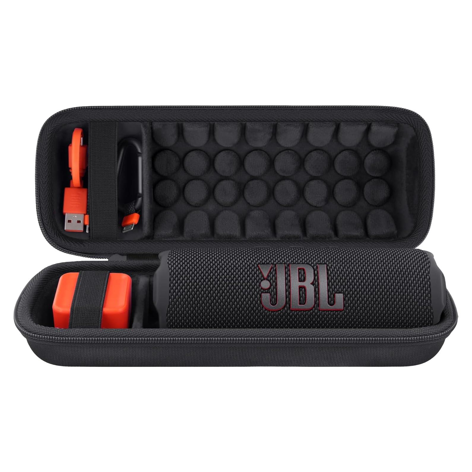 Funda Impermeable Khanka para Altavoz JBL Flip 7/6 - Negro