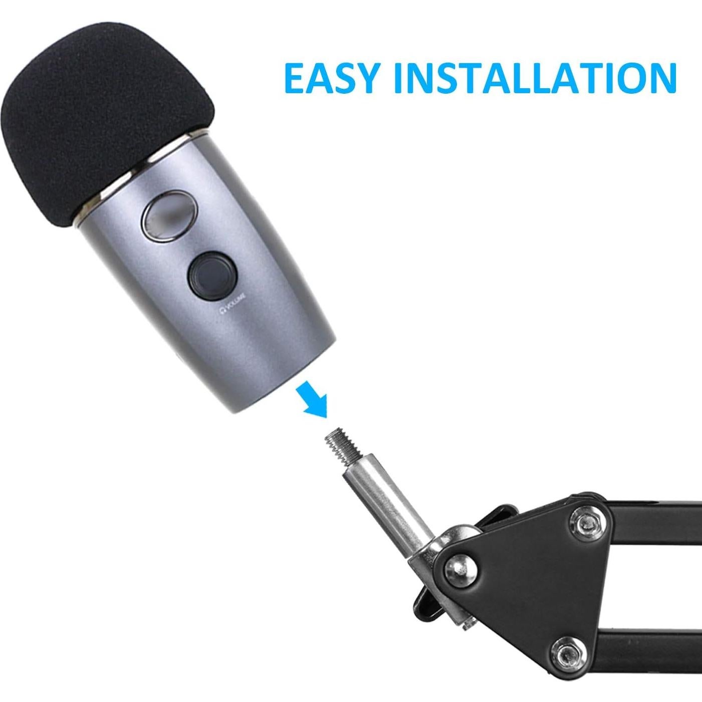 Soporte de Micrófono Yeti Nano YOUSHARES con Filtro Antipop