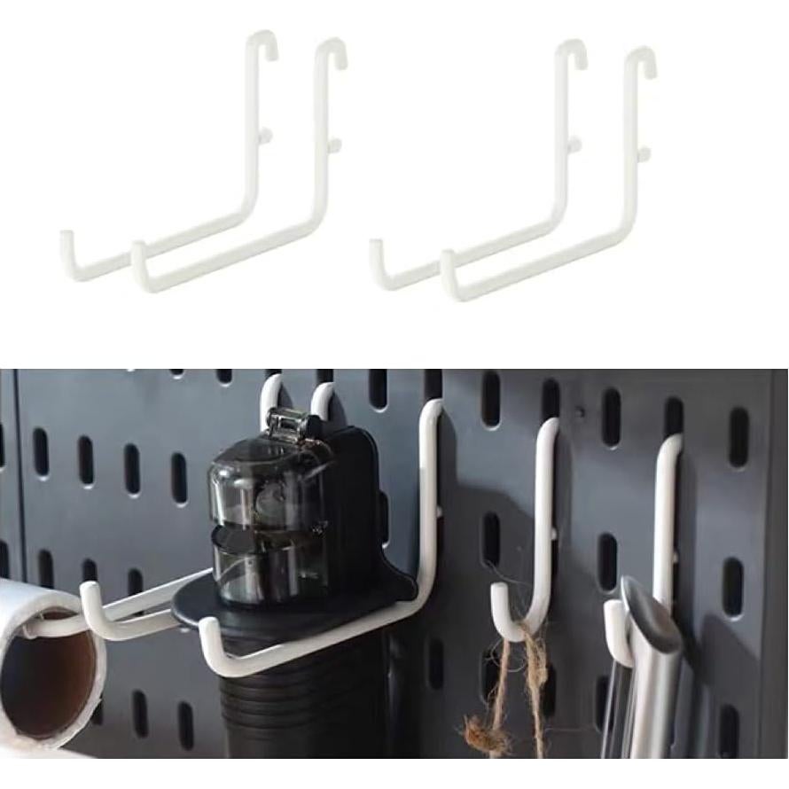 Organizador de Tablero de Clavos Keepo con 4 Ganchos Largos