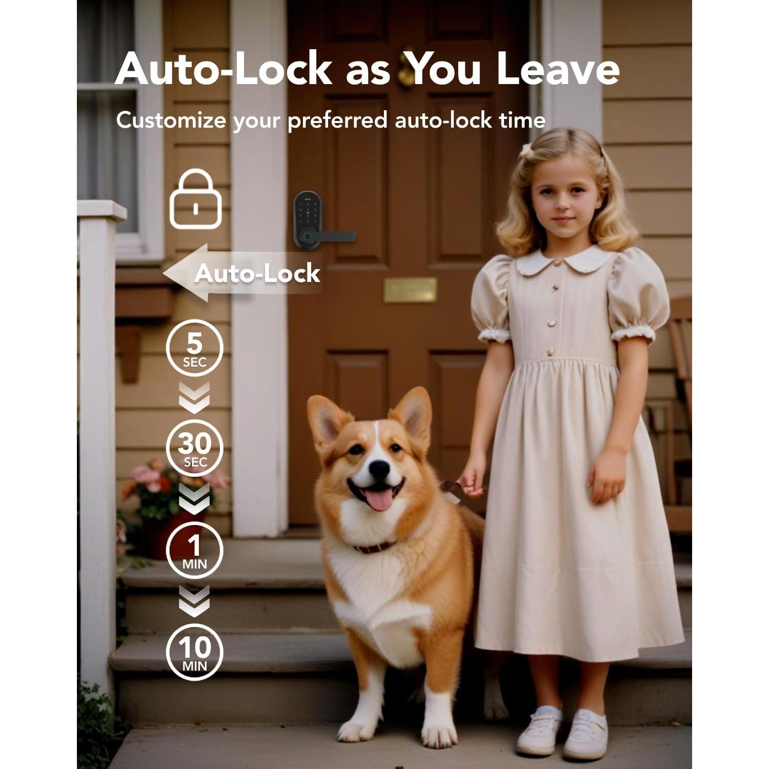 Cerradura Inteligente Devo G7 con Huella Dactilar y Wi-Fi