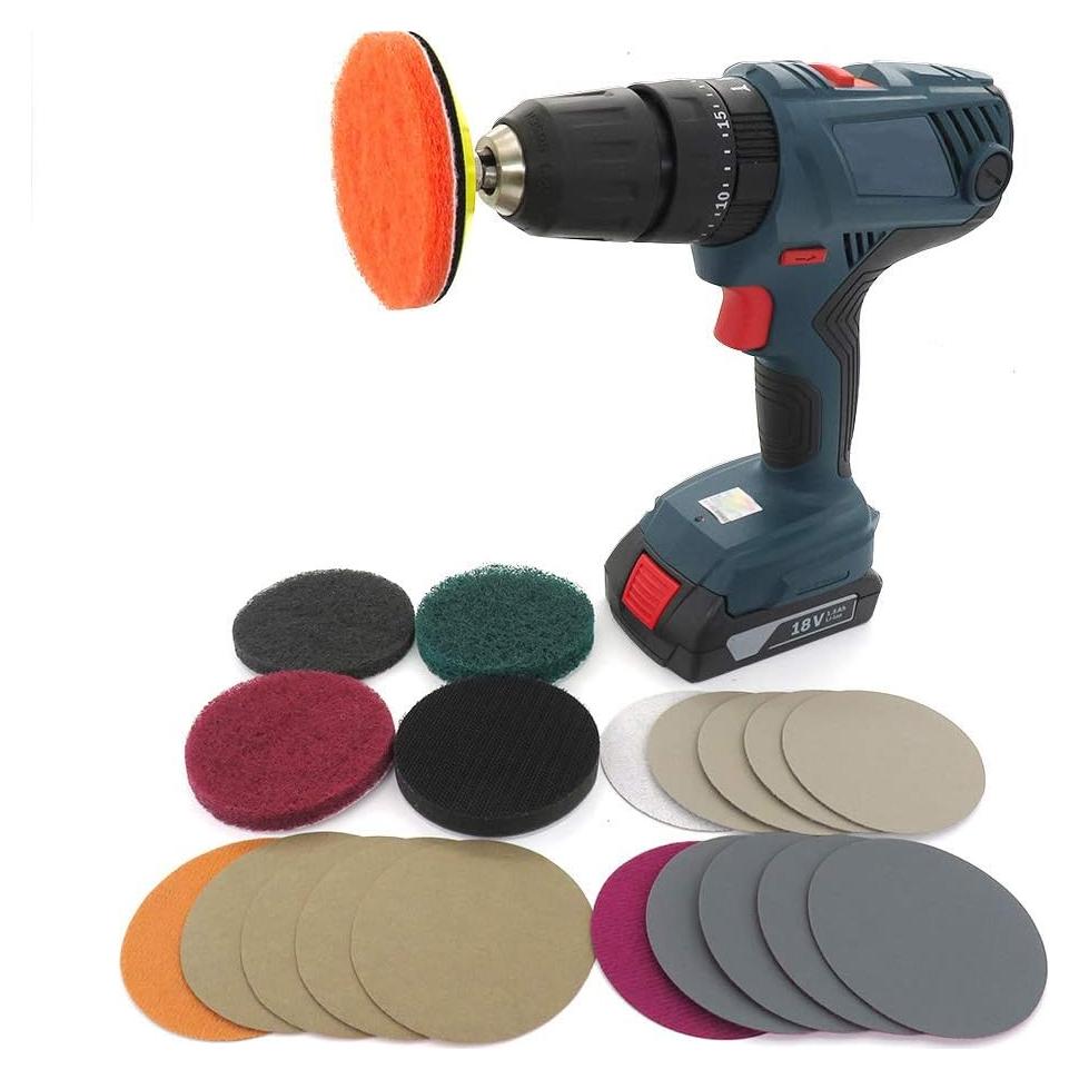 Kit de Restauración de Faros VIBRATITE 21 PZS para Taladro