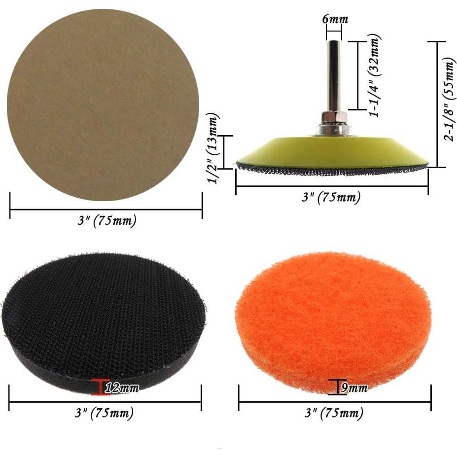 Kit de Restauración de Faros VIBRATITE 21 PZS para Taladro