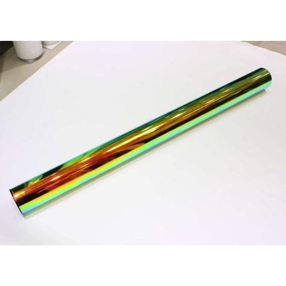 Vinilo Adhesivo Holográfico Verde ASENDIWAY 20cm x 30cm