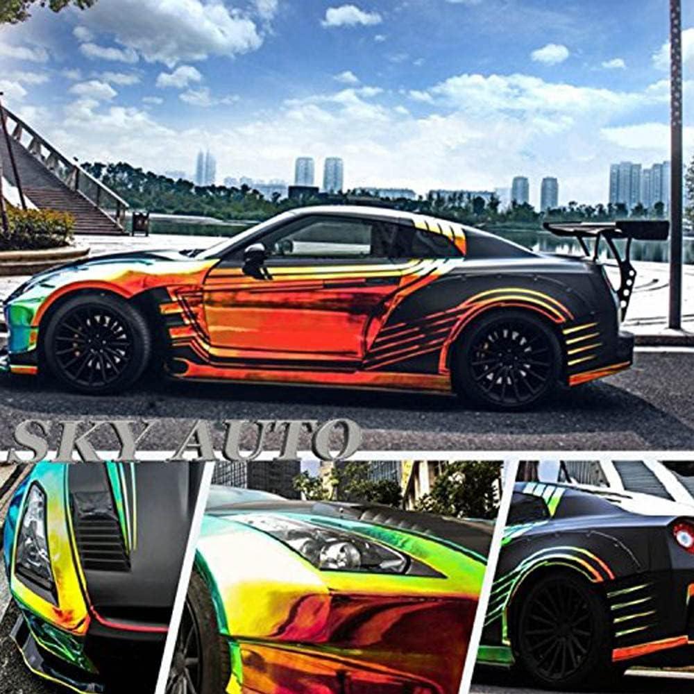 Vinilo Adhesivo Holográfico Verde ASENDIWAY 20cm x 30cm