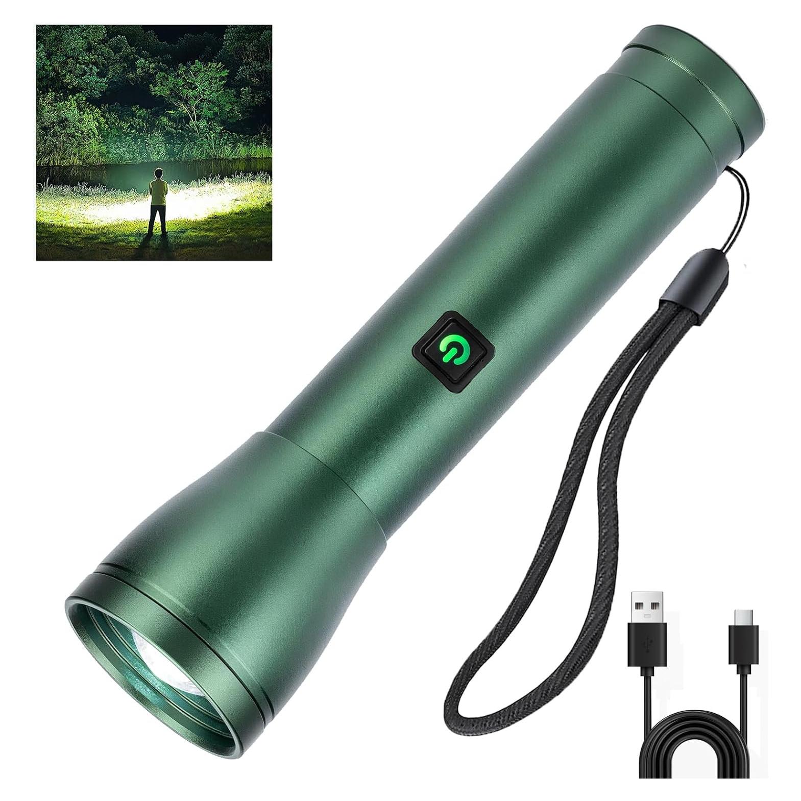 Linterna Recargable Sogidon 990,000 Lúmenes 3 Modos IP76