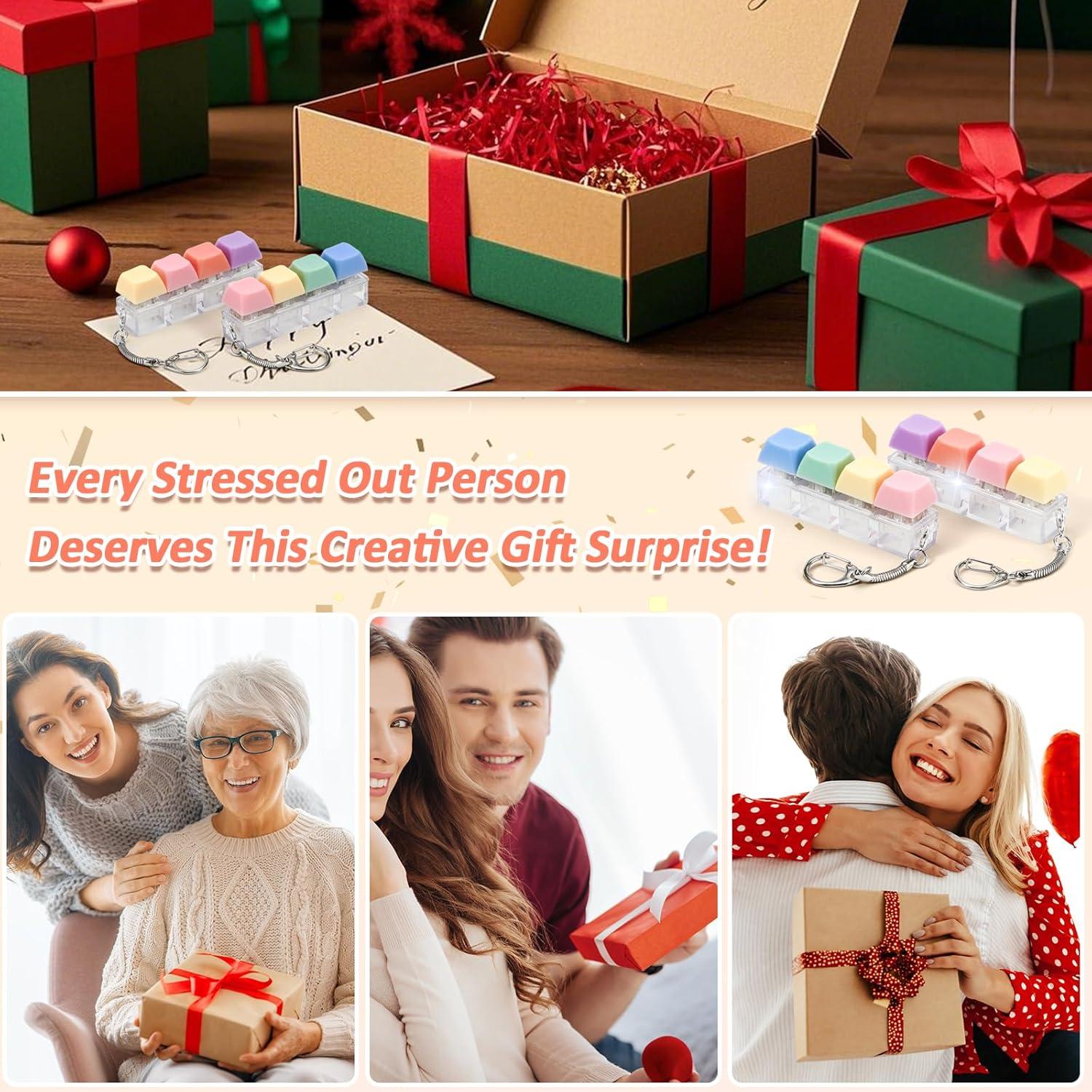 Juguete Antiestrés de Teclado 2 PCS MSBRCH Alivio Ansiedad