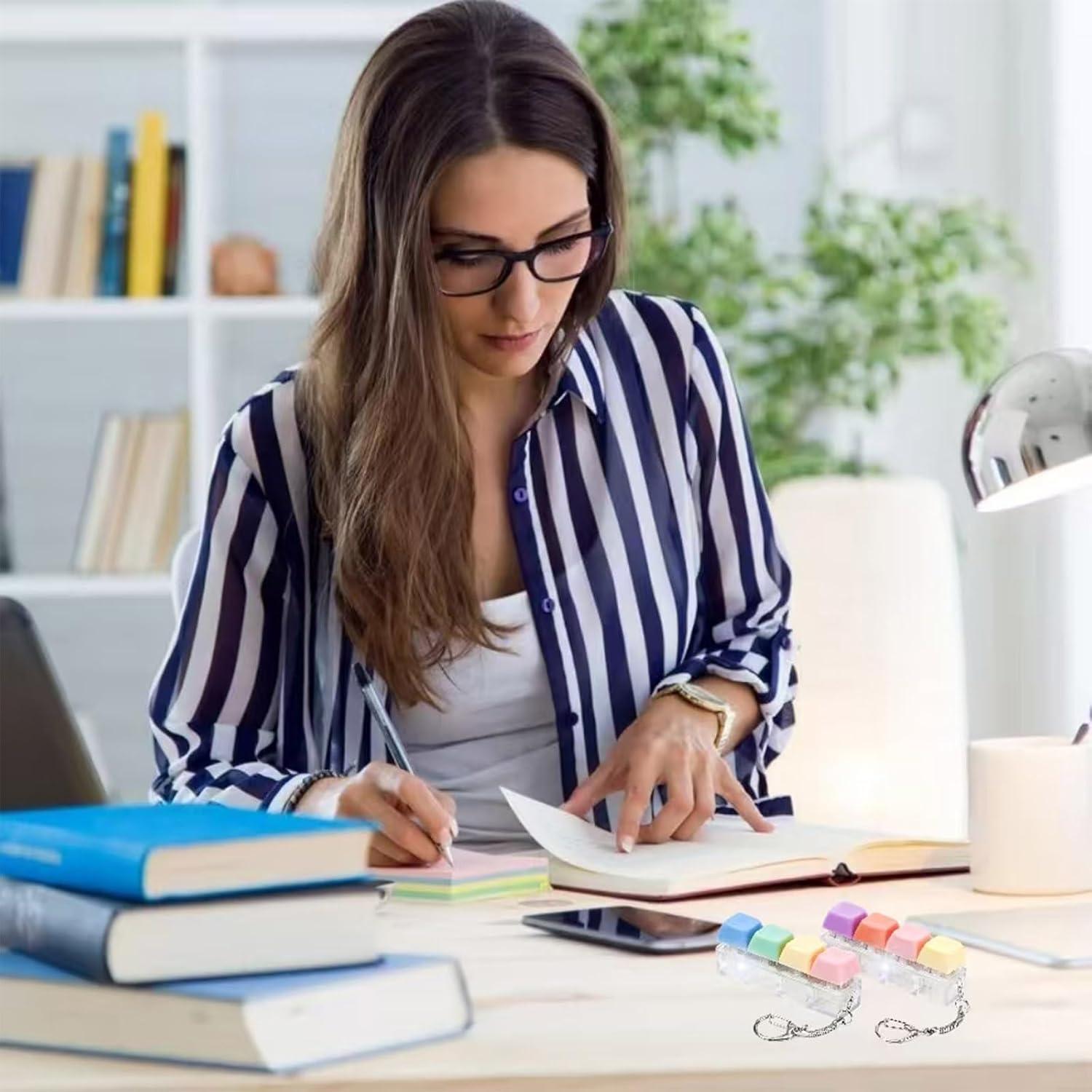 Juguete Antiestrés de Teclado 2 PCS MSBRCH Alivio Ansiedad