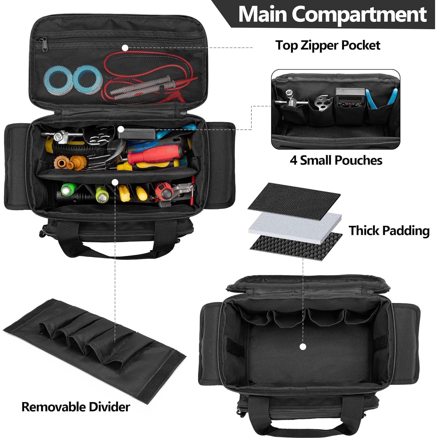 Bolsa de Herramientas Pequeña Rexmica 28.4x16.3x16 cm Nylon