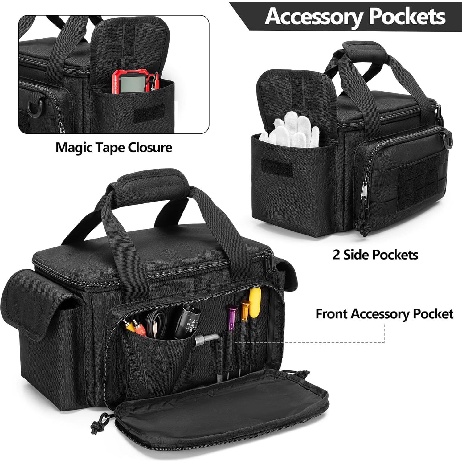 Bolsa de Herramientas Pequeña Rexmica 28.4x16.3x16 cm Nylon