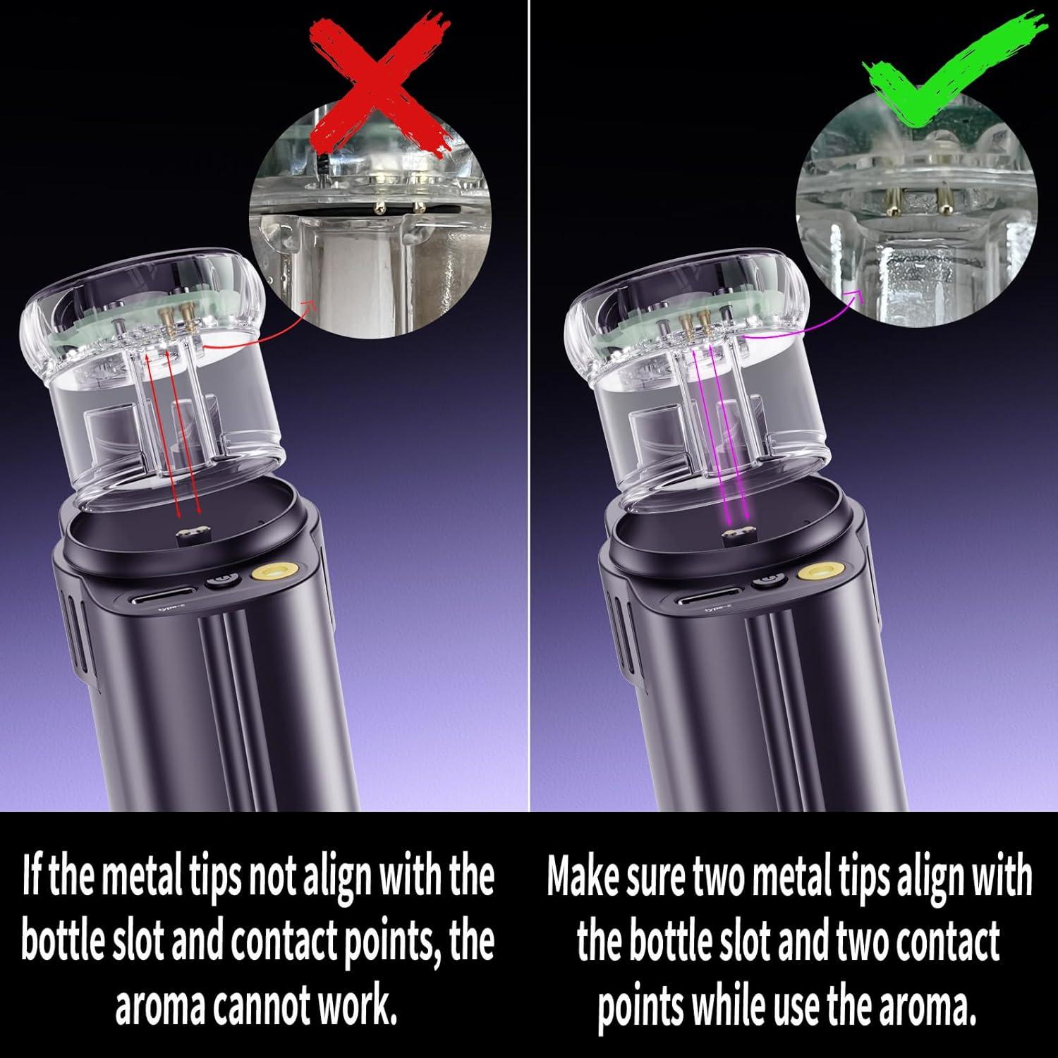 Cargador de coche retráctil 5 en 1 con aromaterapia y luces - iPhone/Android