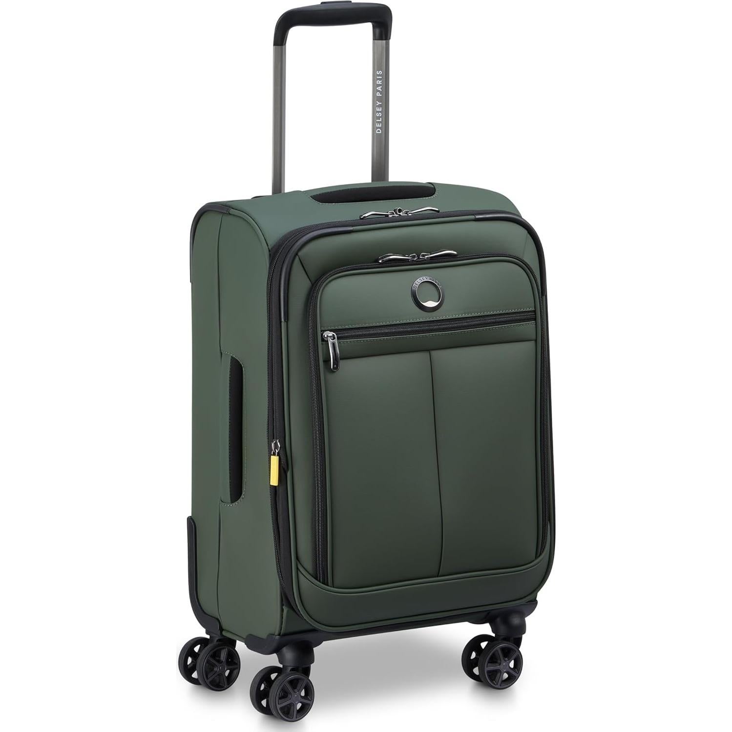 Maleta de Mano Delsey Paris Sky Lite 19" Verde - Poliester Resistente