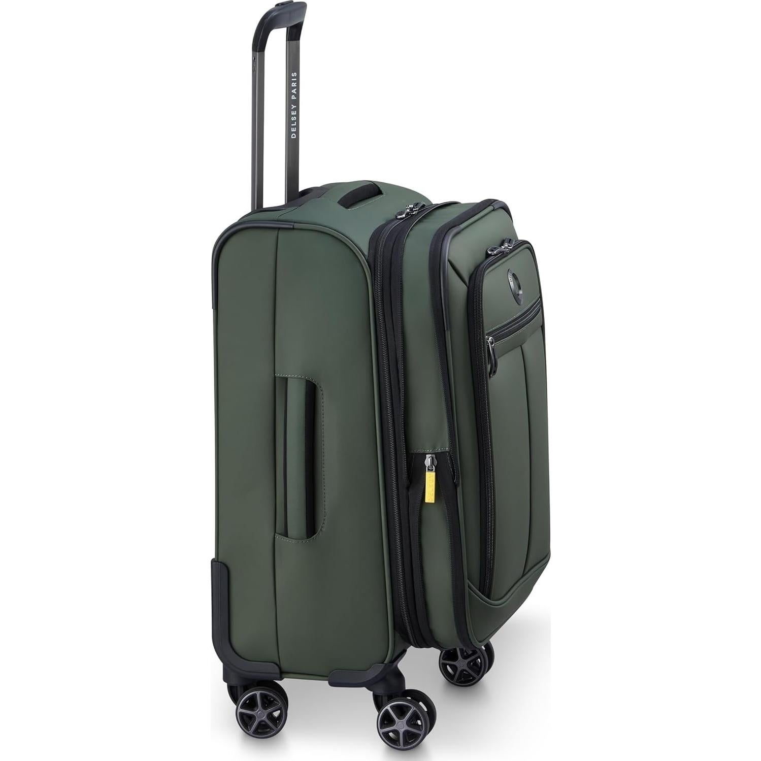 Maleta de Mano Delsey Paris Sky Lite 19" Verde - Poliester Resistente