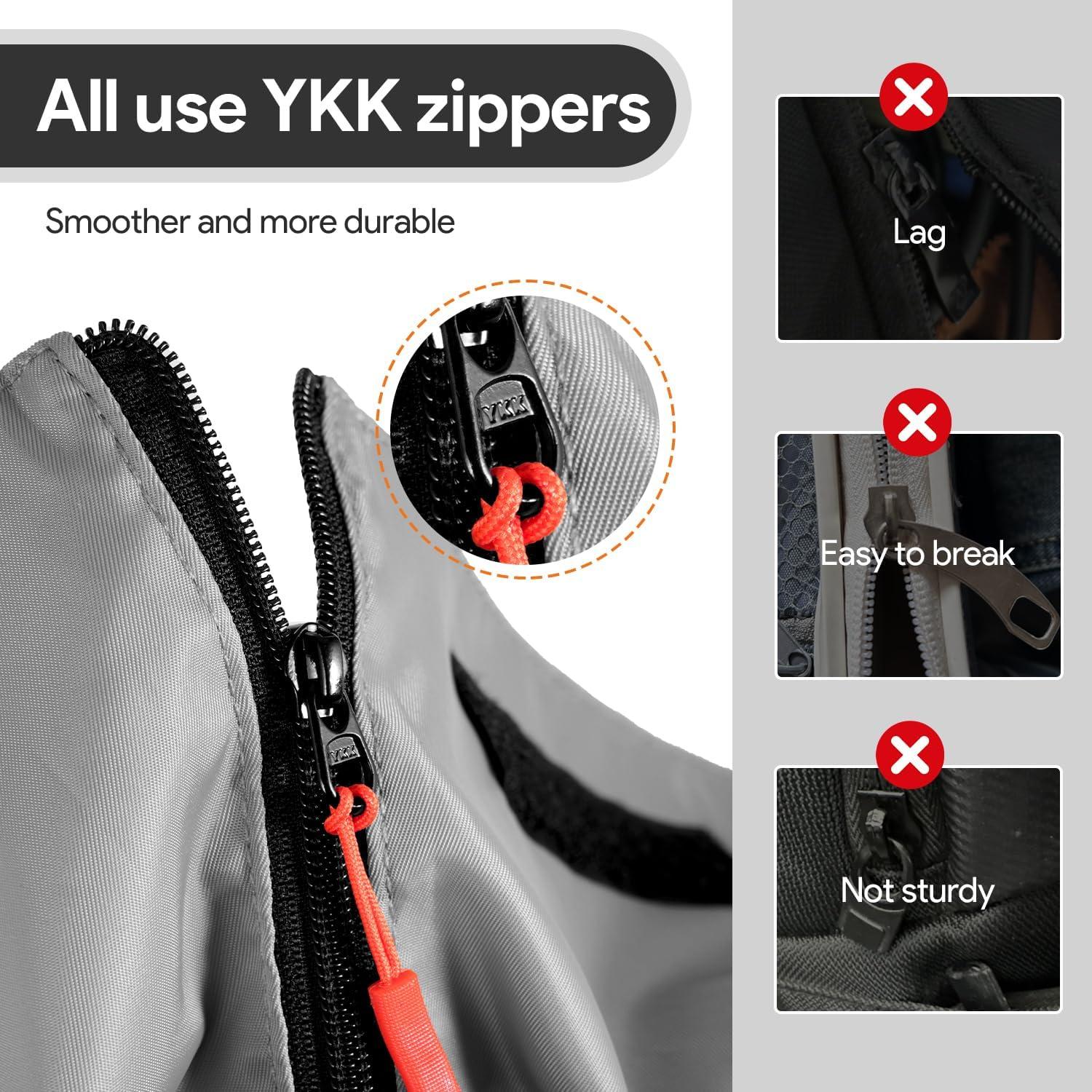 Bolsa Duffle Impermeable HOMQUIET 45L 2 en 1 con Compartimento para Zapatos