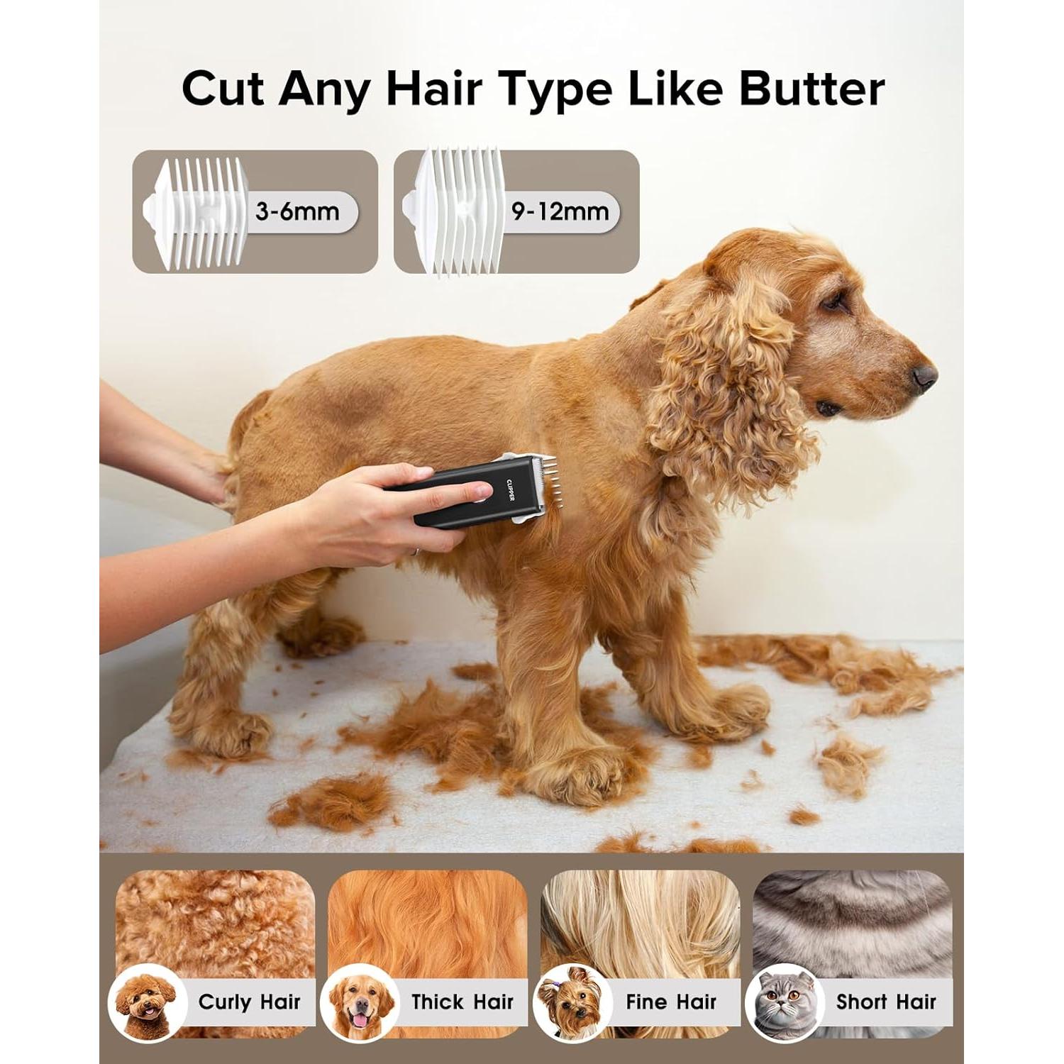 Cortadora de Pelo Inalámbrica Marvljojo para Perros y Gatos