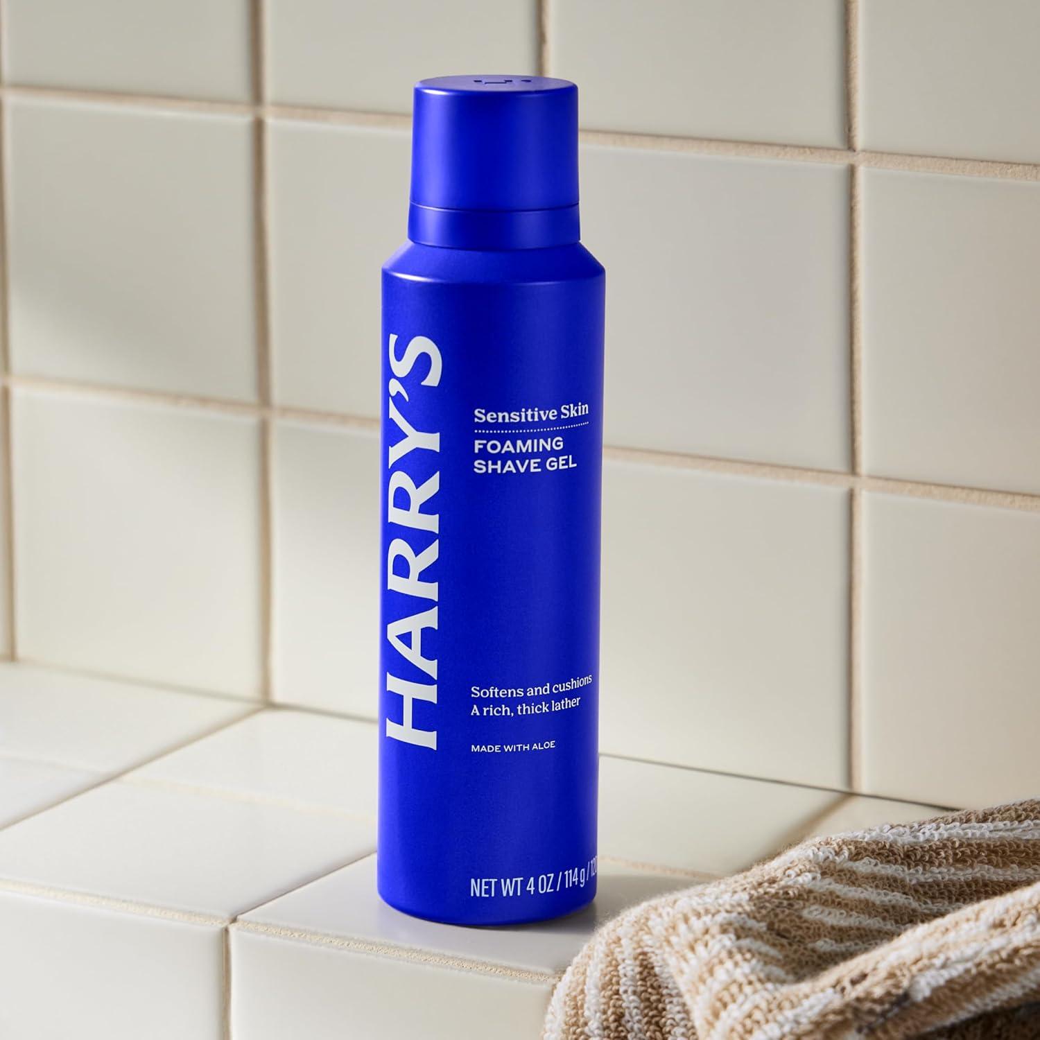 Kit de Afeitado Harry's para Hombres - Mango, 3 Cuchillas, Gel y Funda