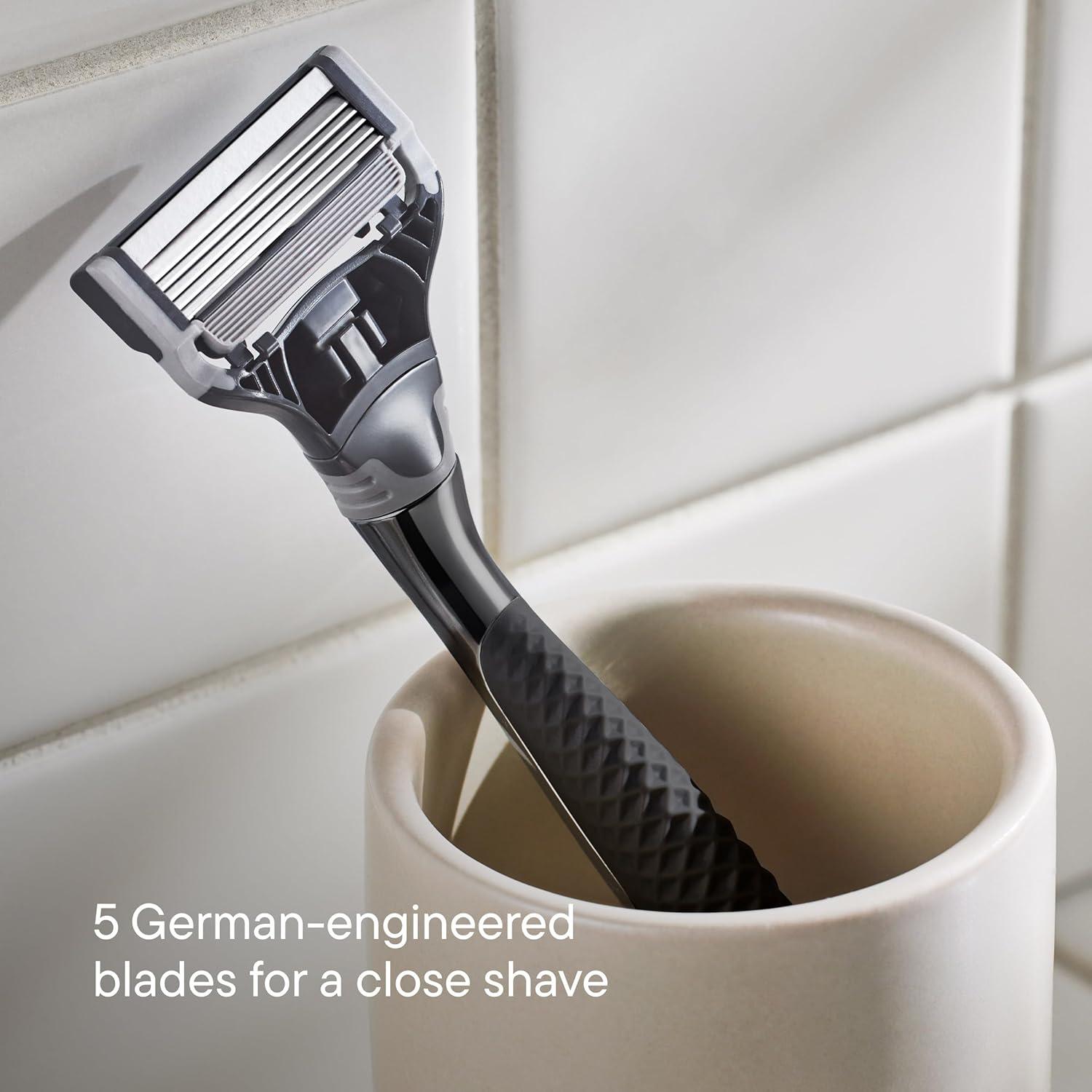 Kit de Afeitado Harry's para Hombres - Mango, 3 Cuchillas, Gel y Funda