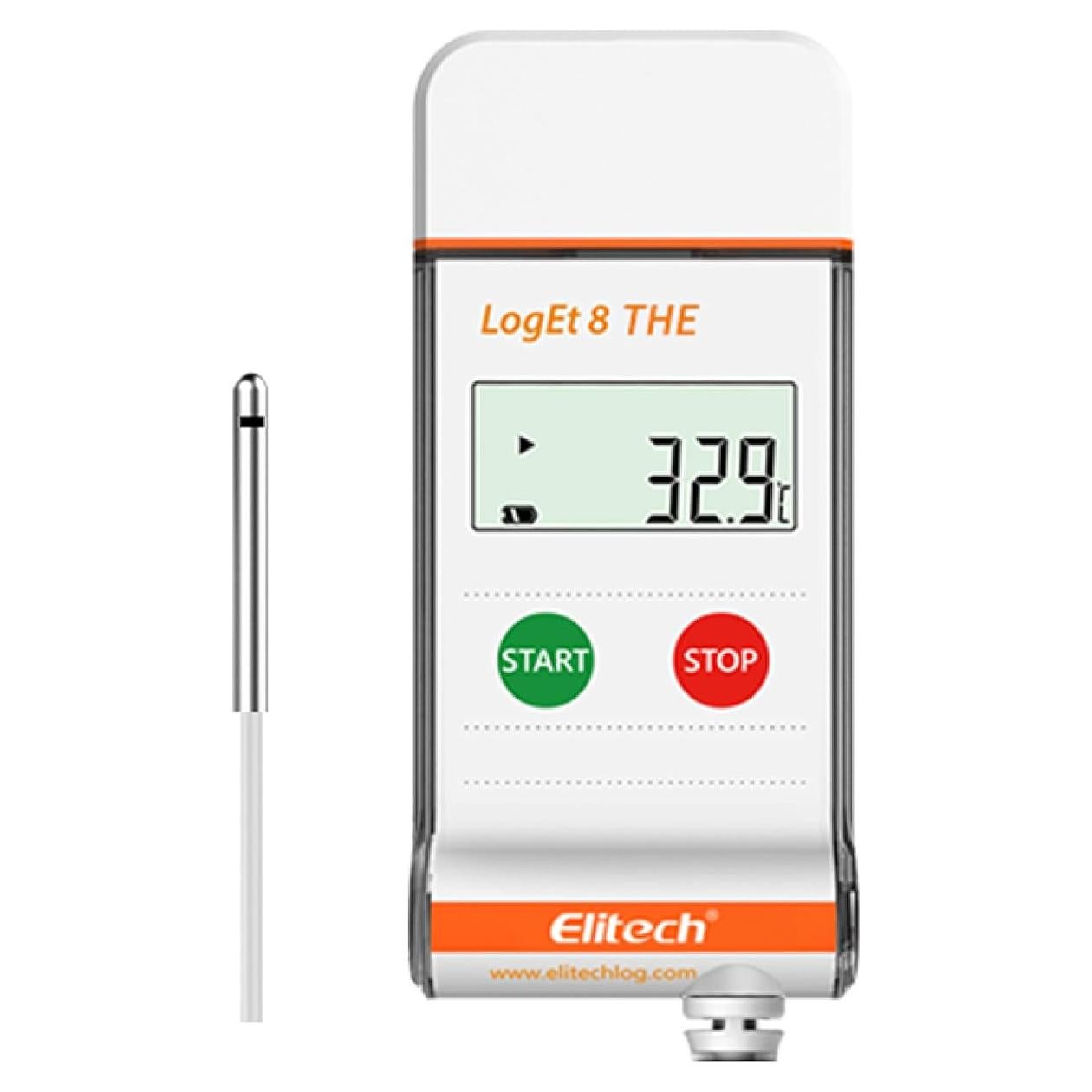 Registrador de Datos de Temperatura y Humedad Elitech LogEt 8 THE