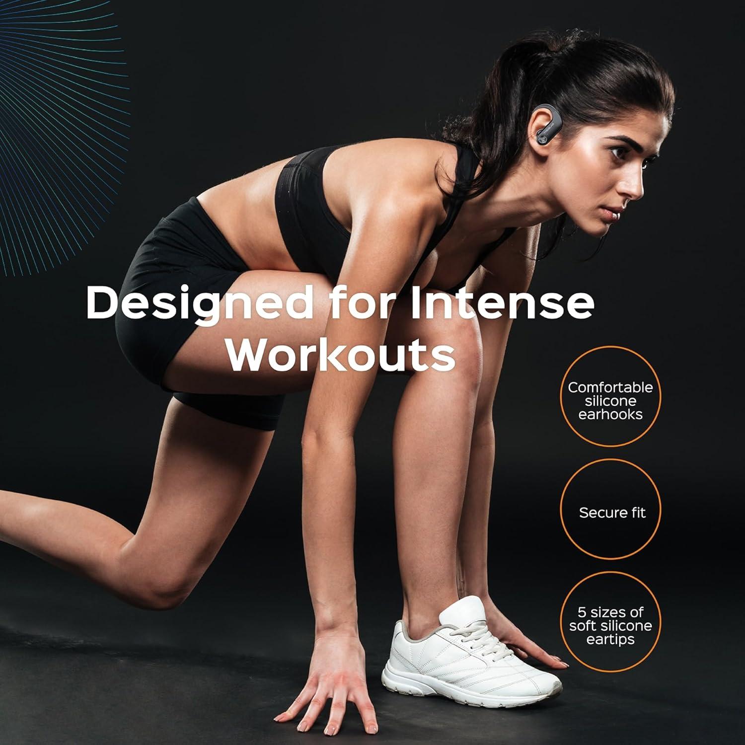 TREBLAB X3 Pro - Auriculares Bluetooth 5.3, 145H, IPX5