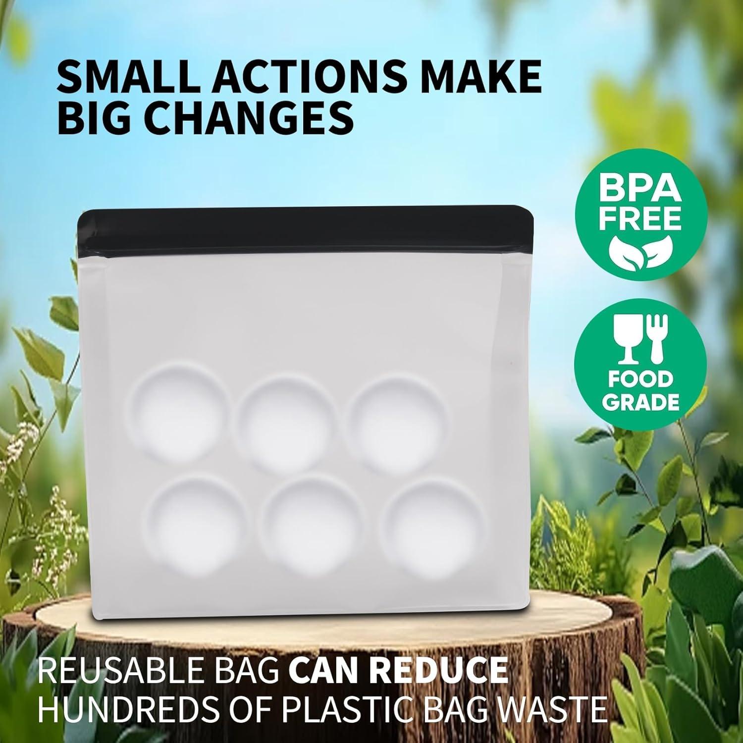 Bolsa de Almacenamiento de Hielo Reutilizable BECOKIT 2 Pzas 1400ml