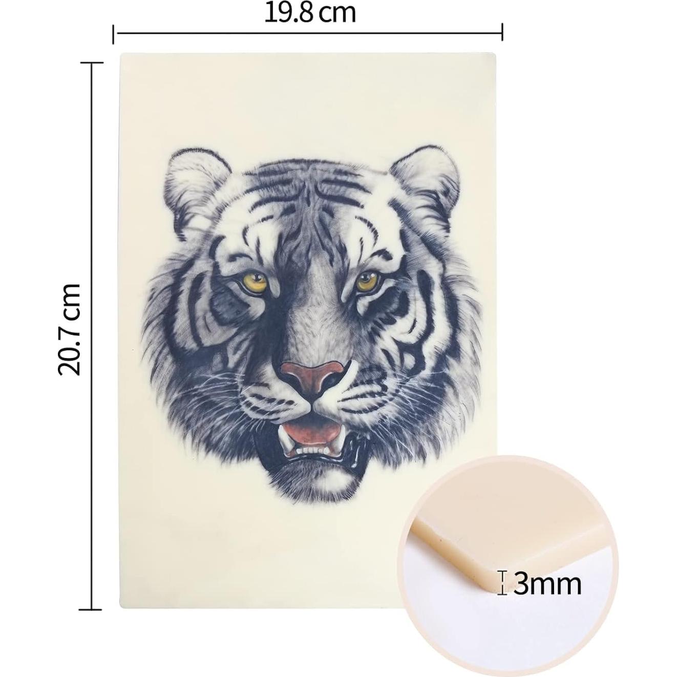 Kit de Piel de Práctica de Tatuaje MAST - 3 Hojas A4 3mm