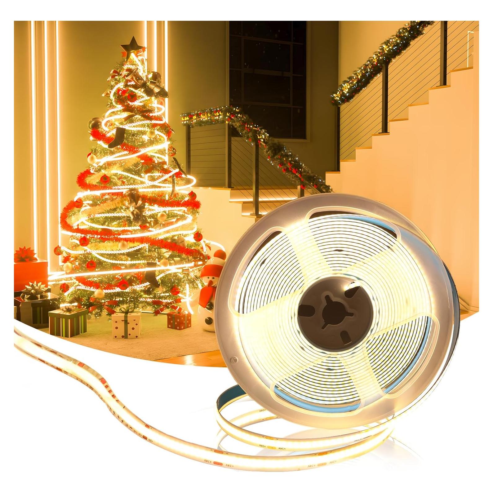 Tira de Luz LED Muzata SH3L 5M 320LED/m 3000K Blanco Cálido