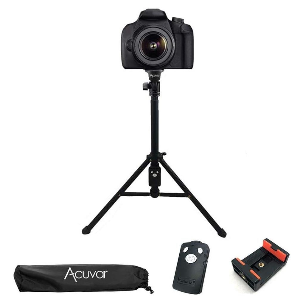 Trípode Profesional Acuvar 203.2 cm Ajustable Aluminio DSLR