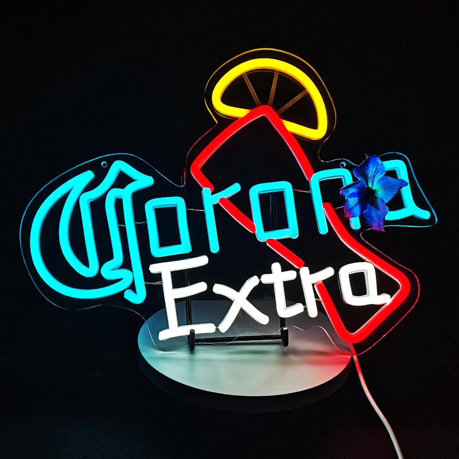 Cartel de Neón de Cerveza EZMYMA LED Regulable 42cm