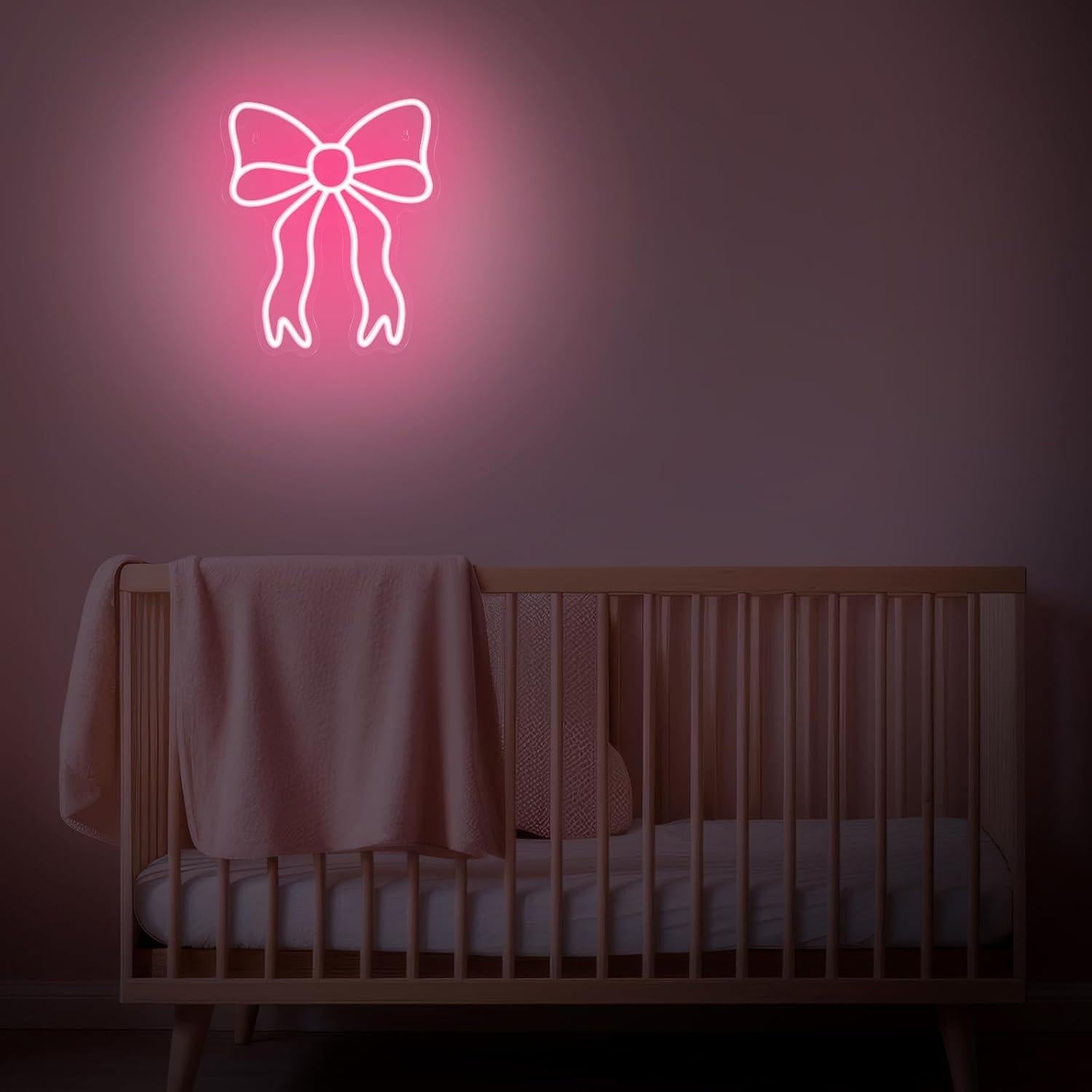 Letrero de Neón LED Rosa Retisee 30x30 cm Decoración Hogar