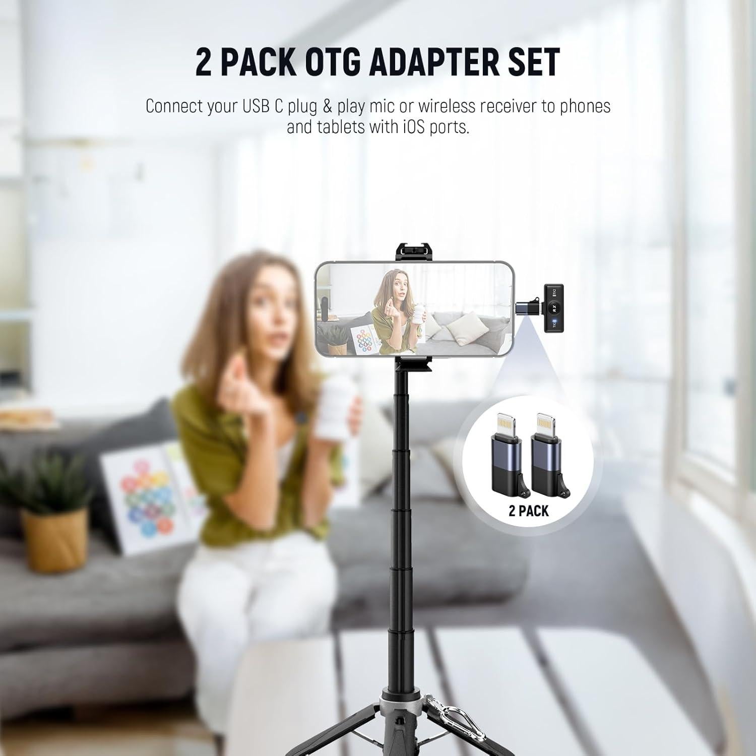 Adaptador OTG USB C a iOS NEEWER LM4 - Set 2 Piezas